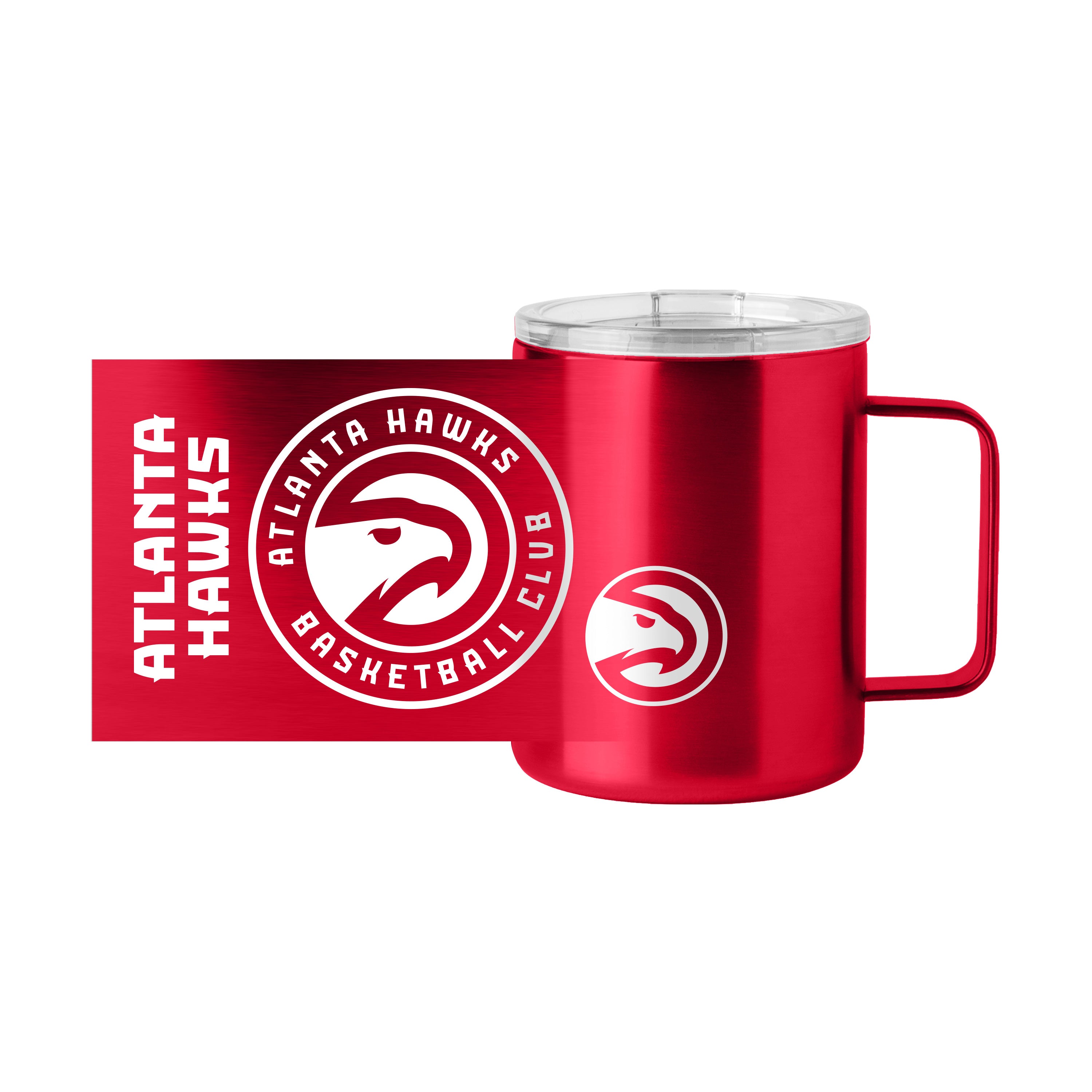 Atlanta Hawks 15oz Hype Stainless Steel Mug - Sports Gifts, Sports Memorabilia, Sports Collectibles, Fan Shop