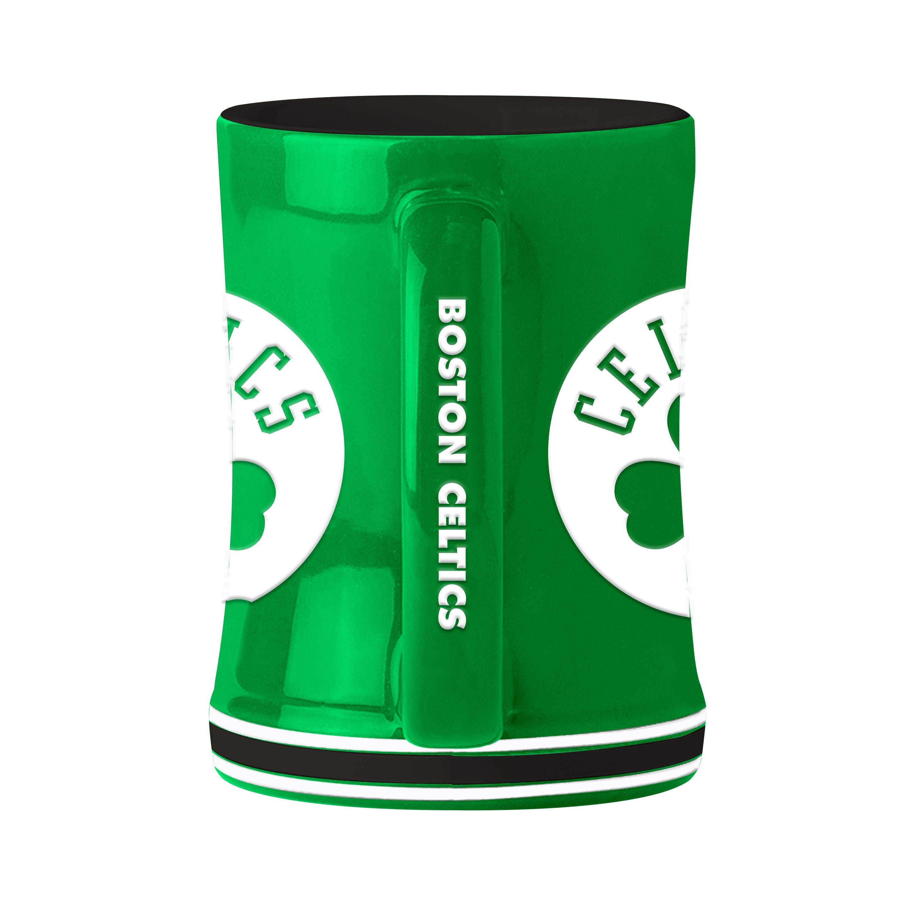 Boston Celtics 14oz Relief Mug - Sports Gifts, Sports Memorabilia, Sports Collectibles, Fan Shop
