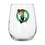 Boston Celtics 16oz Satin Etch Curved Beverage Glass