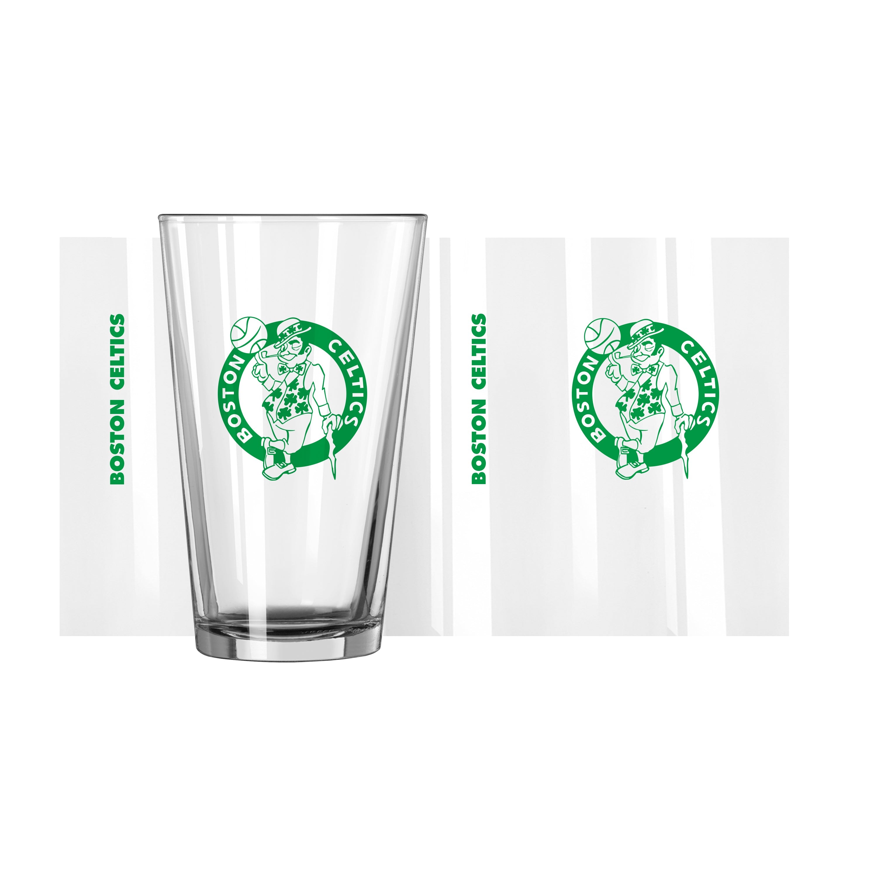 Boston Celtics 16oz Gameday Pint Glass - Sports Gifts, Sports Memorabilia, Sports Collectibles, Fan Shop