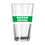 Boston Celtics 16oz Stripe Pint Glass - Sports Gifts, Sports Memorabilia, Sports Collectibles, Fan Shop