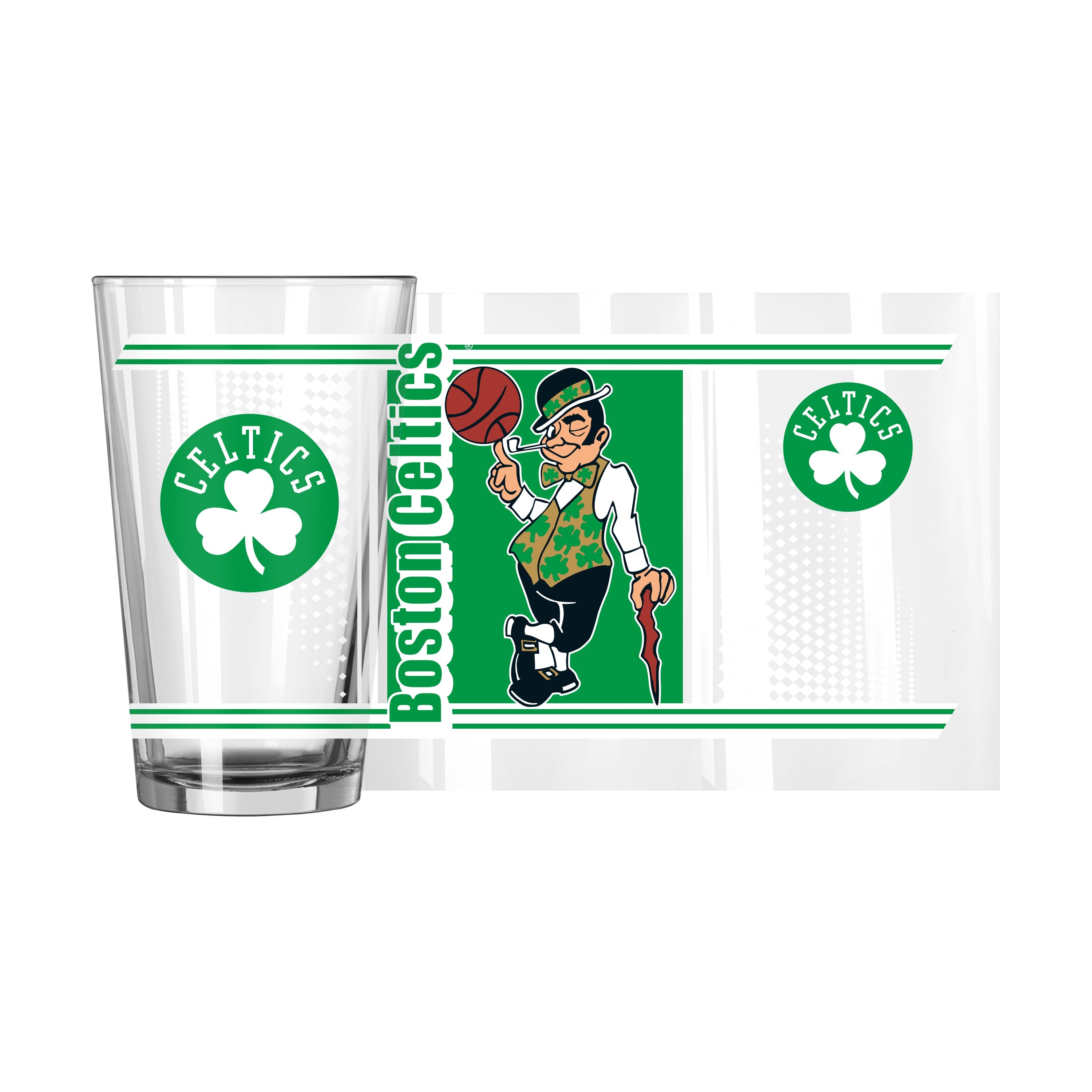 Boston Celtics 16oz Hero Pint Glass - Sports Gifts, Sports Memorabilia, Sports Collectibles, Fan Shop