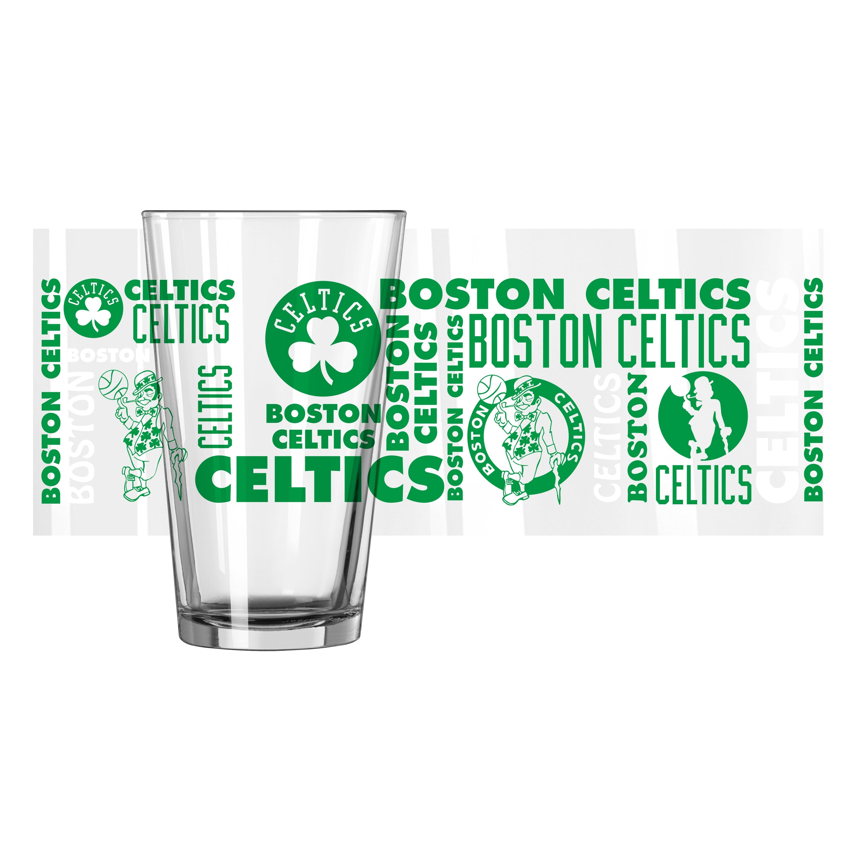 Boston Celtics 16oz Spirit Pint Glass - Sports Gifts, Sports Memorabilia, Sports Collectibles, Fan Shop