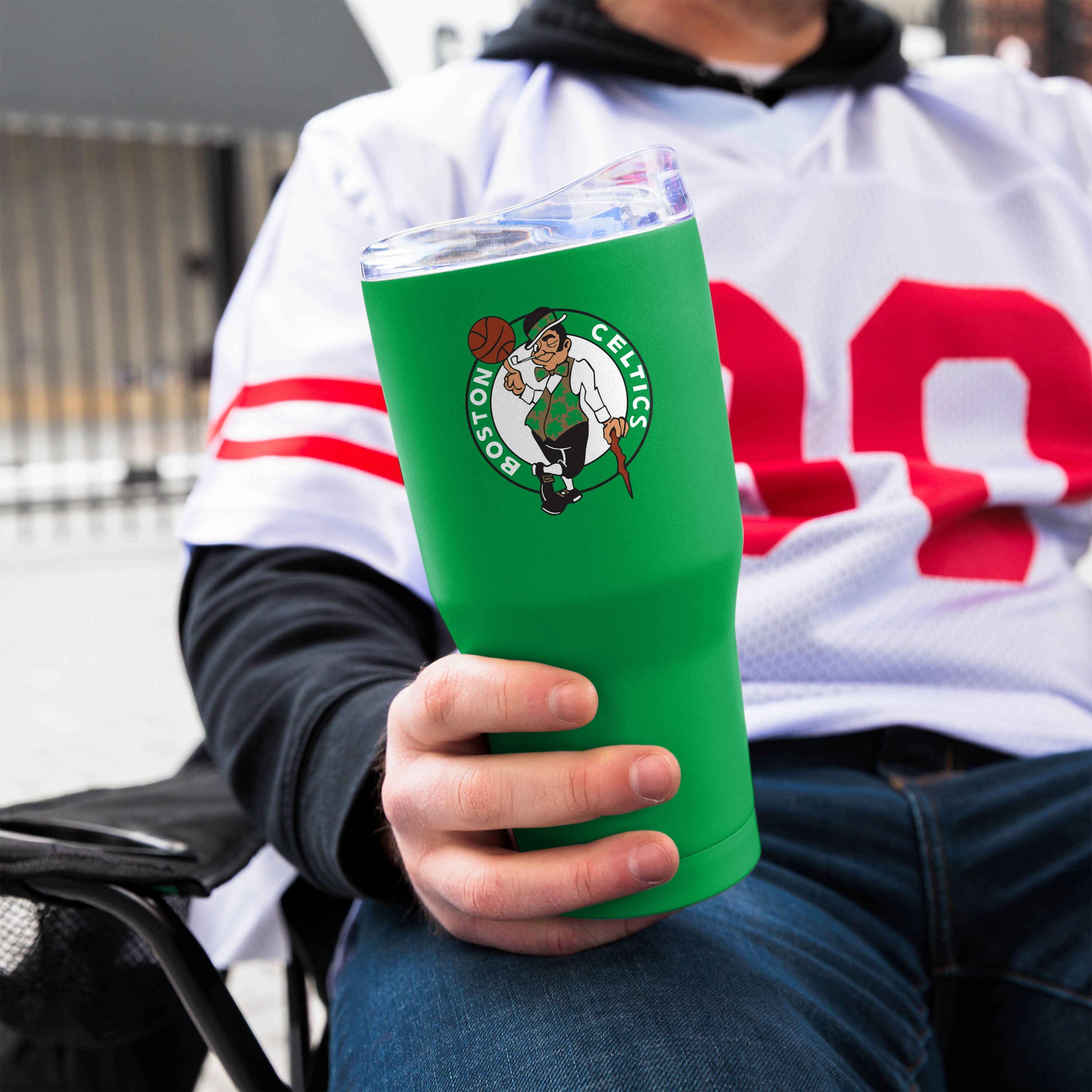 Boston Celtics 30oz Flipside Powder Coat Tumbler - Sports Gifts, Sports Memorabilia, Sports Collectibles, Fan Shop