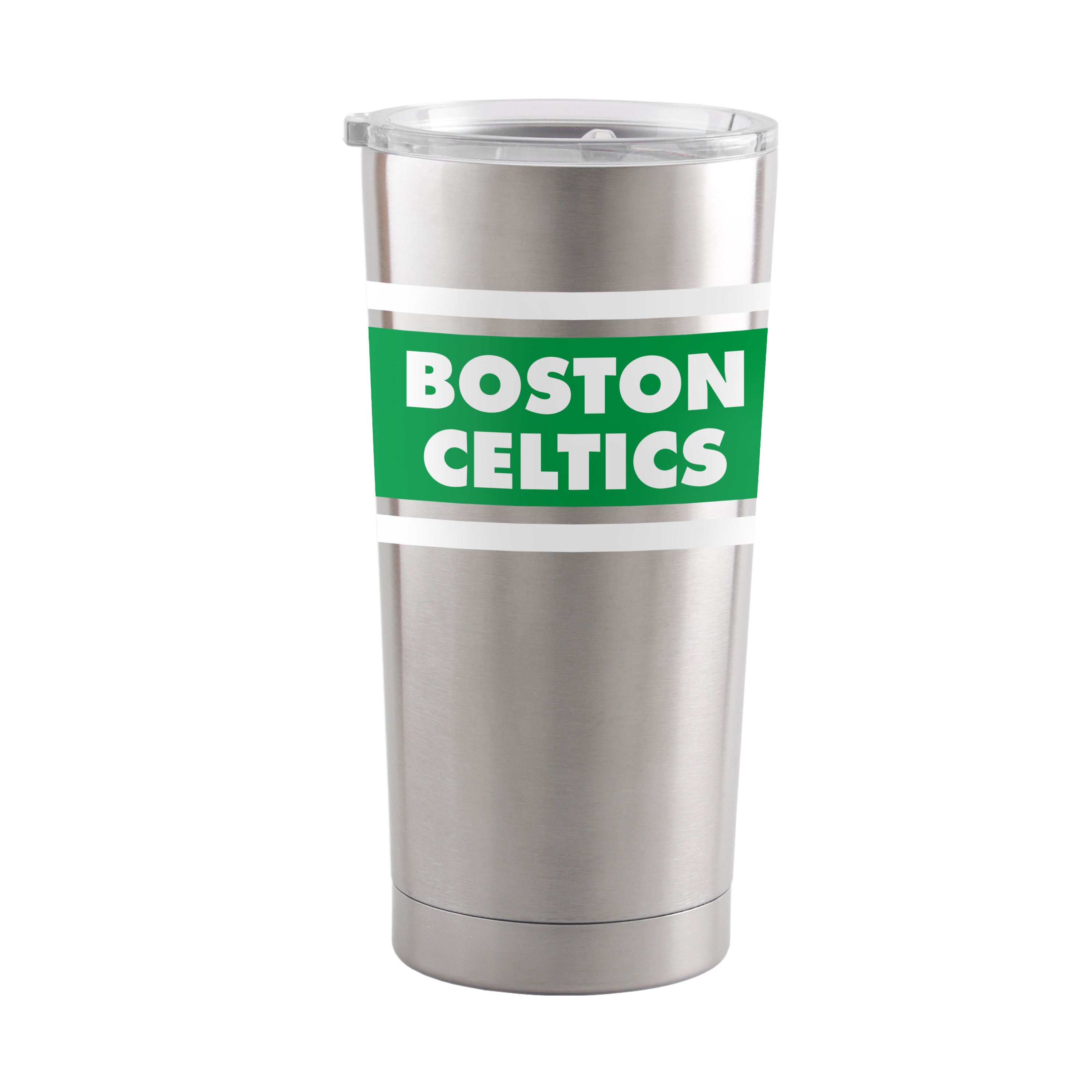 Boston Celtics Stripe 20oz Fusion Tumbler - Sports Gifts, Sports Memorabilia, Sports Collectibles, Fan Shop