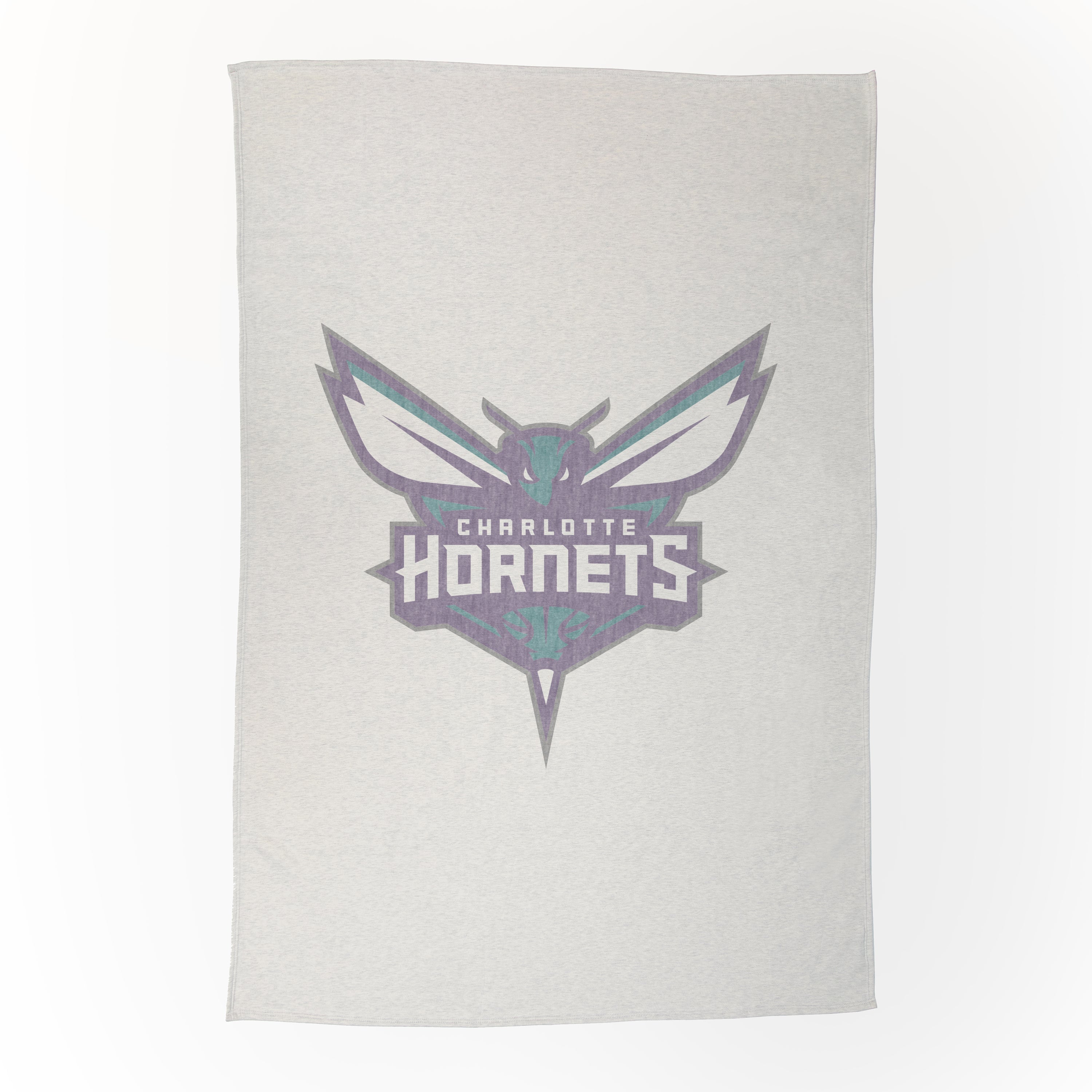 Charlotte Hornets Oversized Logo Sublimated Sweatshirt Blanket