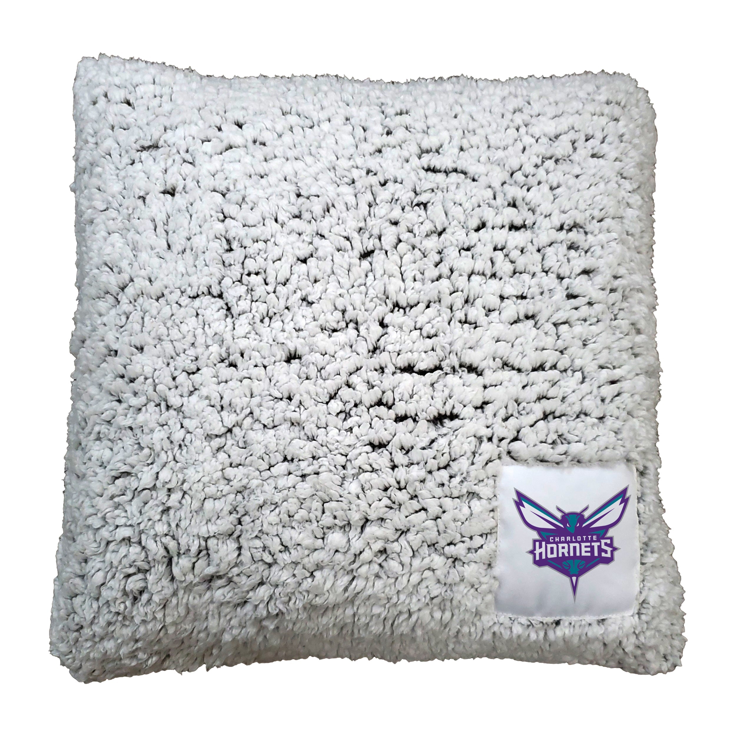 Charlotte Hornets Frosty Throw Pillow
