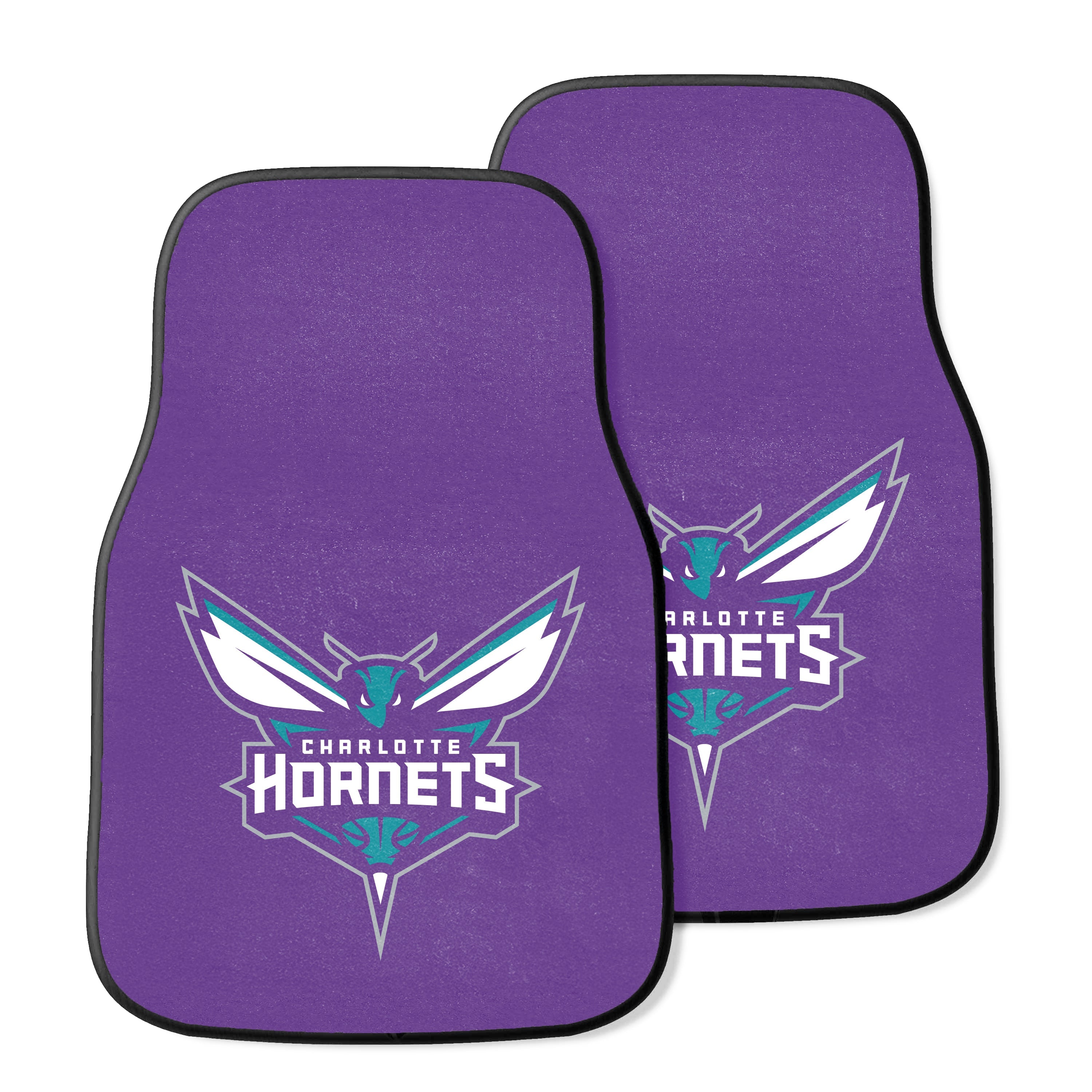 Charlotte Hornets 2-pc Carpet Car Mat Set
