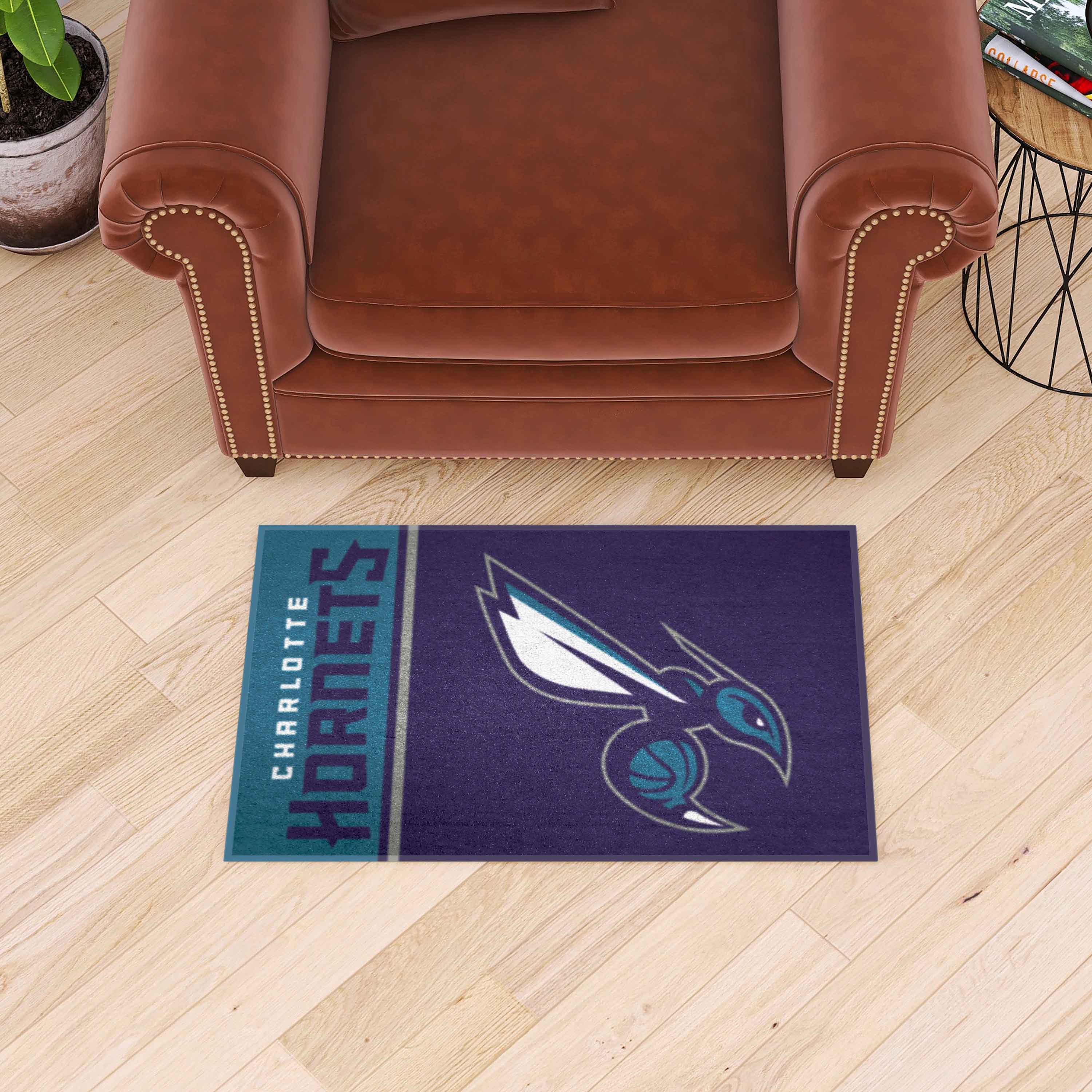 NBA - Charlotte Hornets Starter Mat - Uniform - Sports Gifts, Sports Memorabilia, Sports Collectibles, Fan Shop