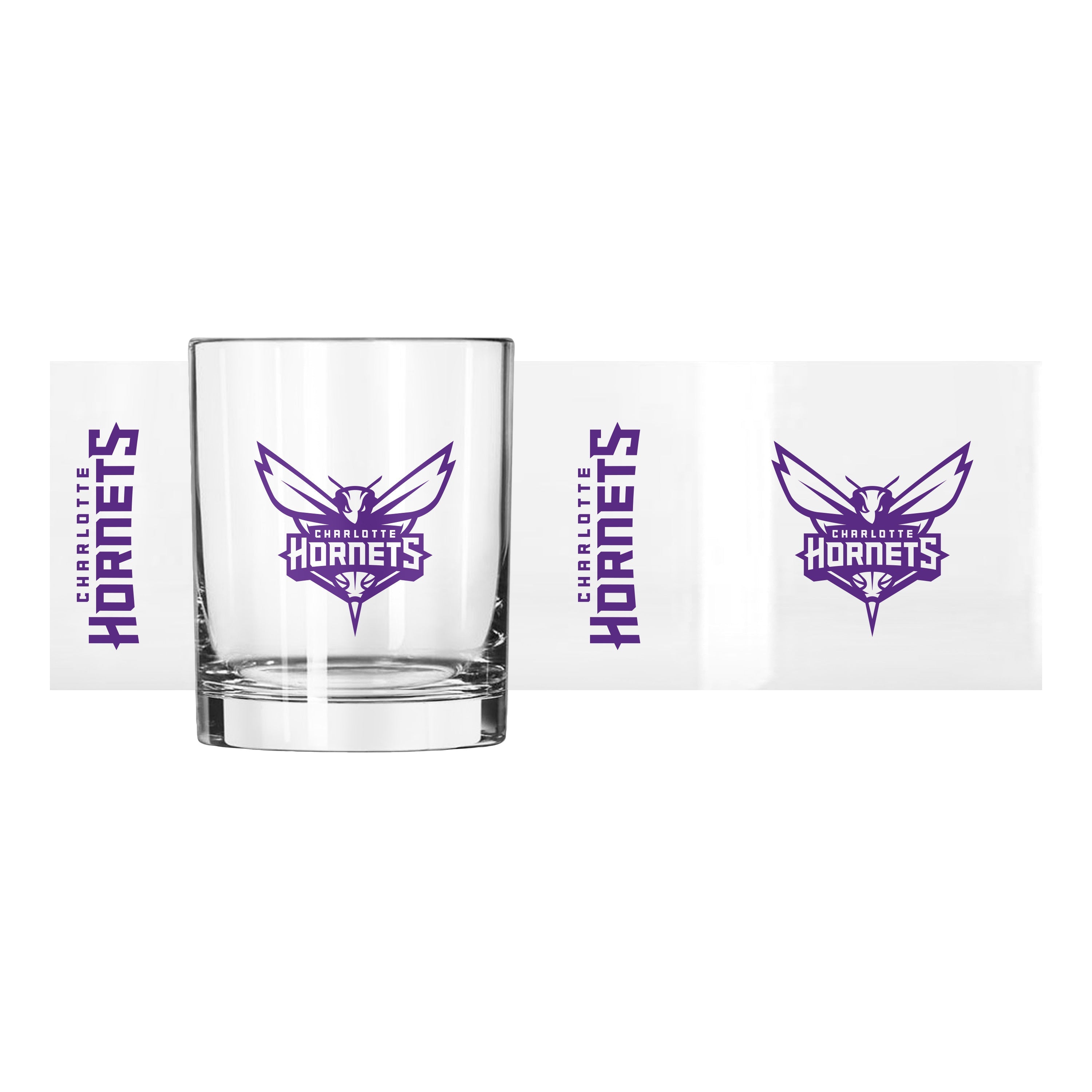 Charlotte Hornets 14oz Gameday Rocks Glass - Sports Gifts, Sports Memorabilia, Sports Collectibles, Fan Shop