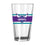Charlotte Hornets 16oz Stripe Pint Glass