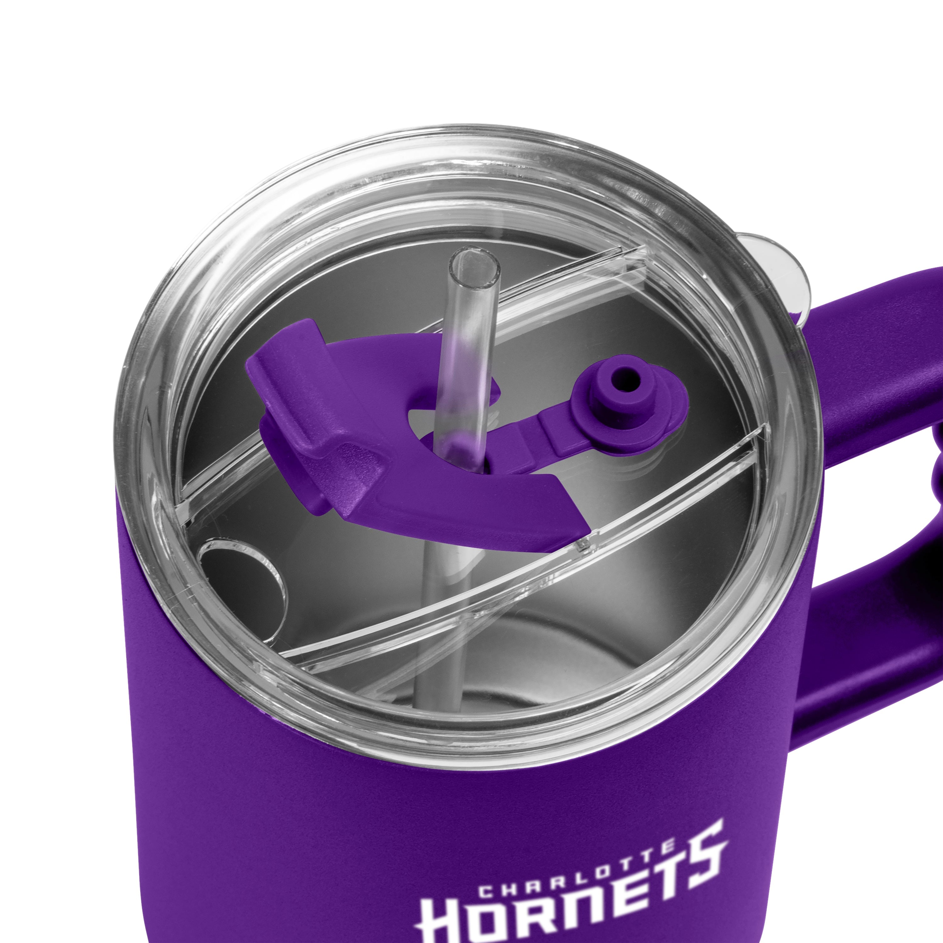 Charlotte Hornets 40oz Flipside Powder Coat Tumbler - Sports Gifts, Sports Memorabilia, Sports Collectibles, Fan Shop
