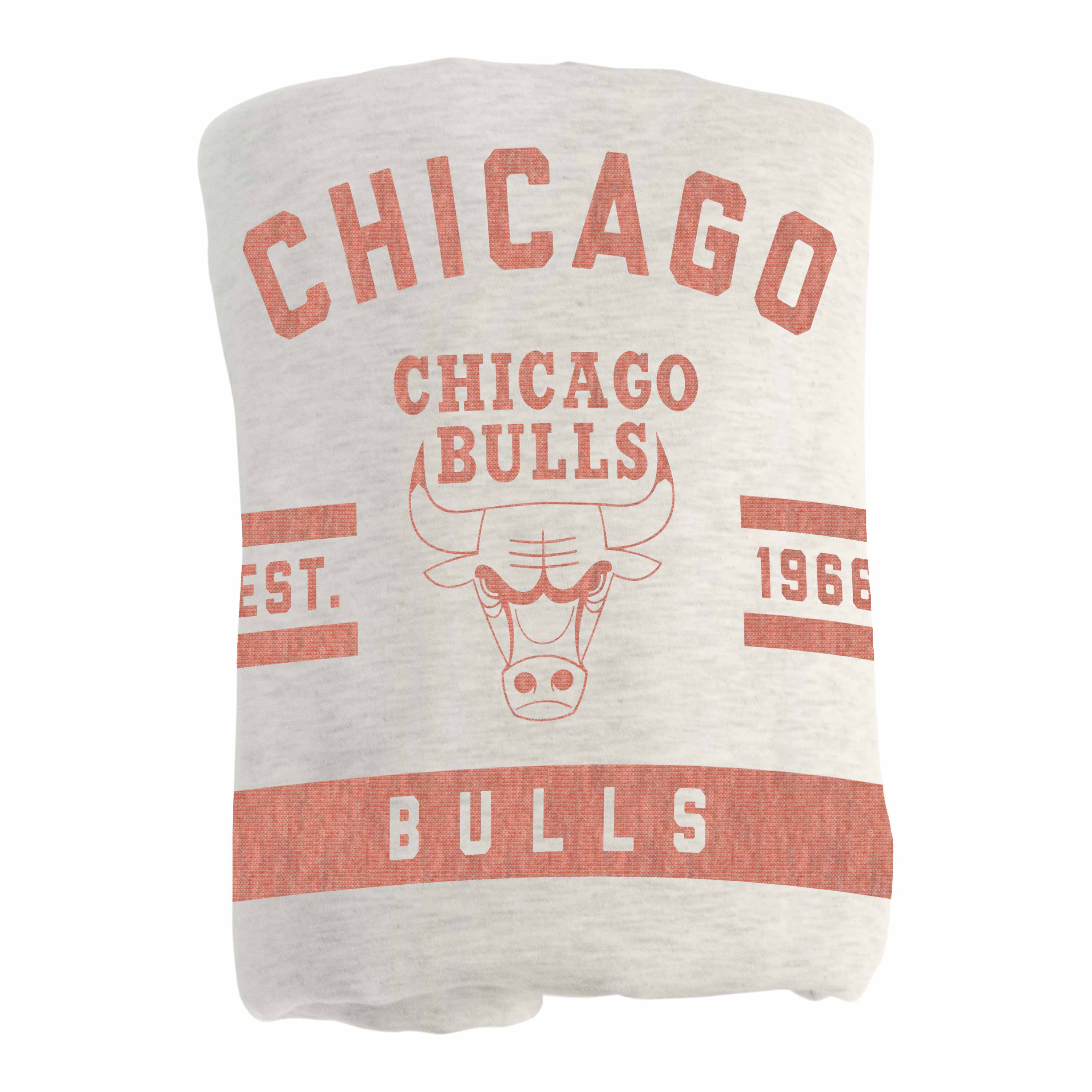 Chicago Bulls Oatmeal Sweatshirt Blanket - Sports Gifts, Sports Memorabilia, Sports Collectibles, Fan Shop