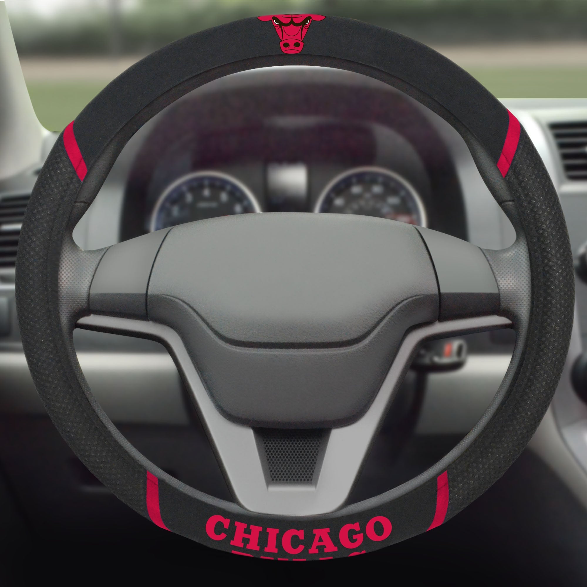 NBA - Chicago Bulls Steering Wheel Cover - Sports Gifts, Sports Memorabilia, Sports Collectibles, Fan Shop