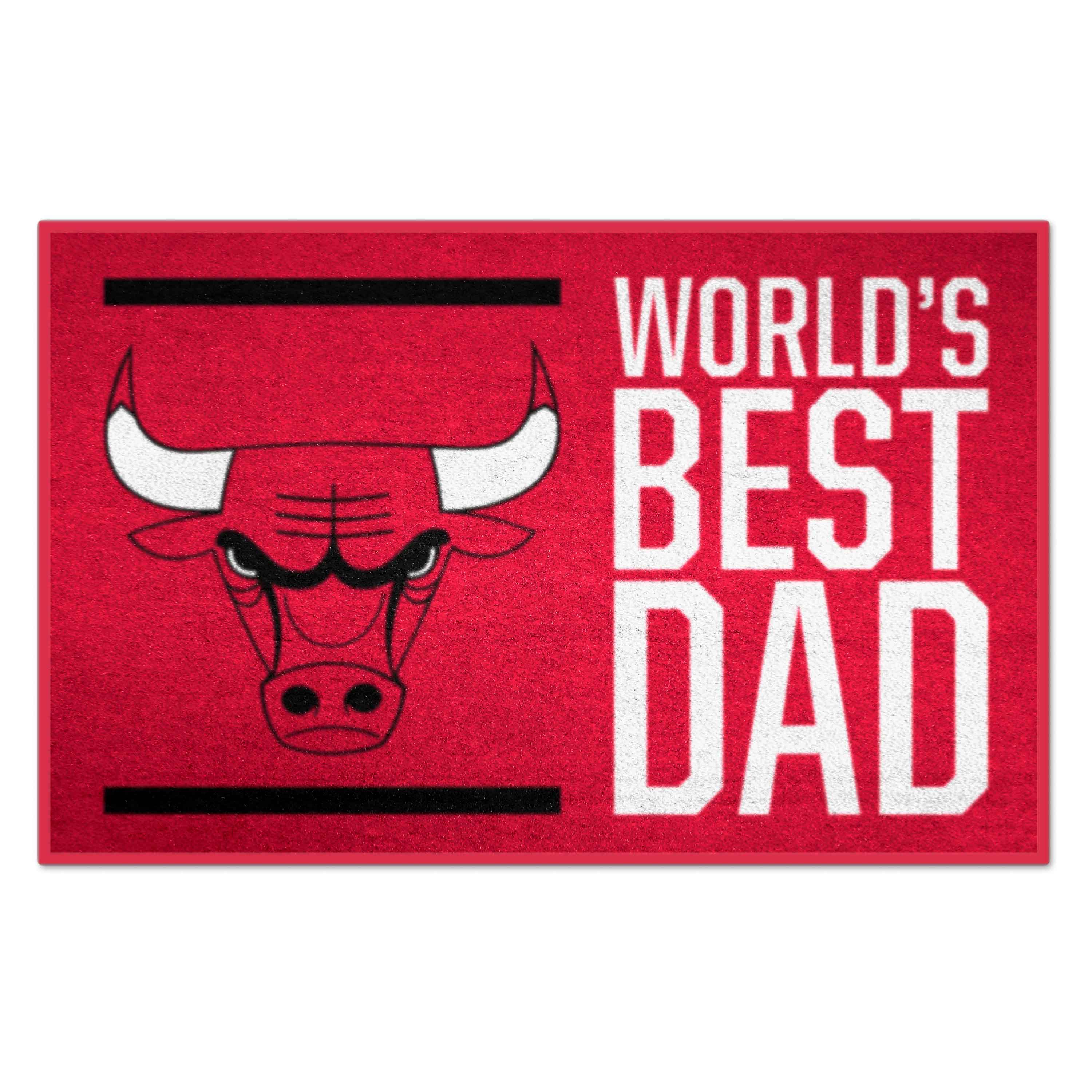 NBA - Chicago Bulls Starter Mat - World's Best Dad