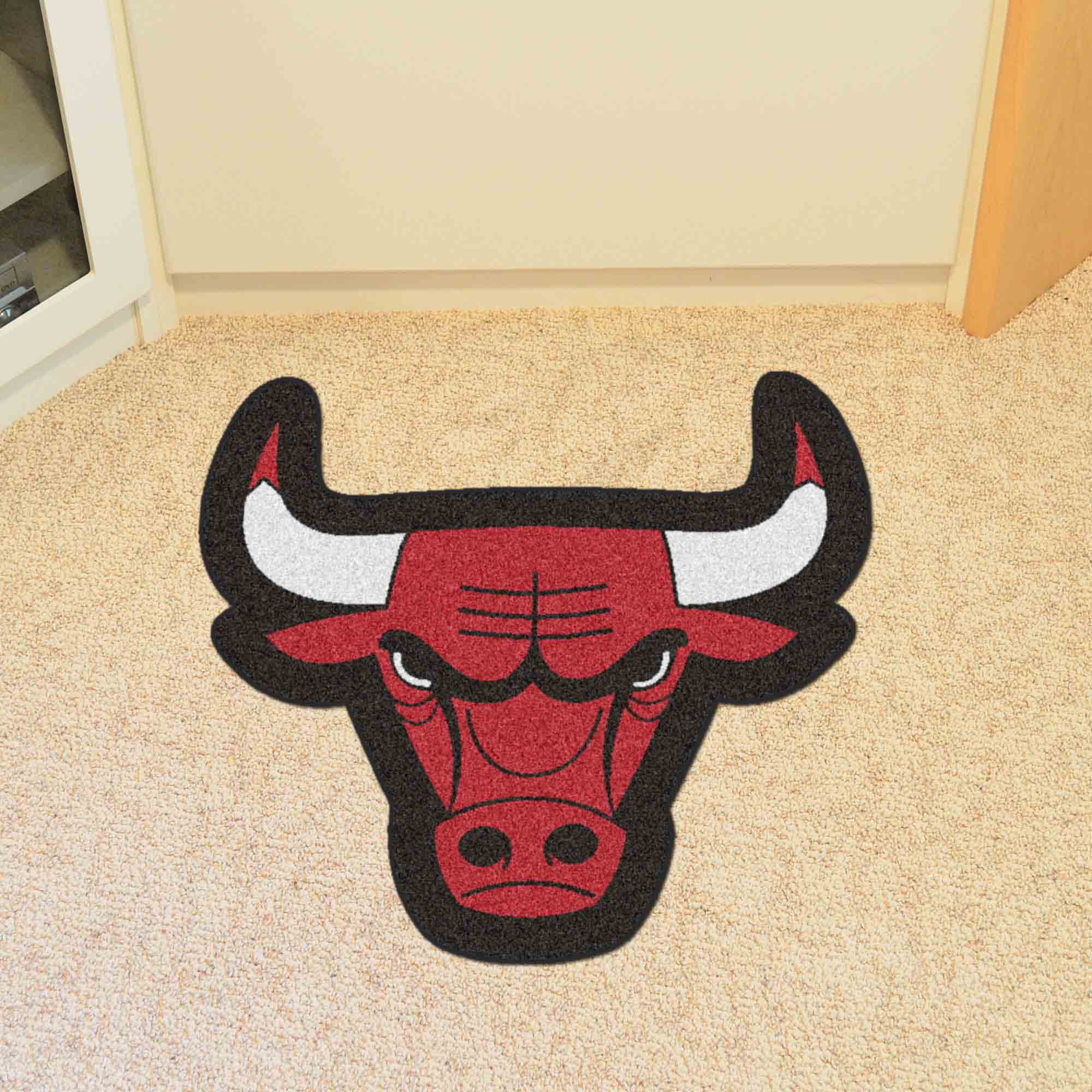 NBA - Chicago Bulls Mascot Mat - Sports Gifts, Sports Memorabilia, Sports Collectibles, Fan Shop
