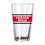 Chicago Bulls 16oz Stripe Pint Glass - Sports Gifts, Sports Memorabilia, Sports Collectibles, Fan Shop