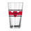Chicago Bulls 16oz Stripe Pint Glass