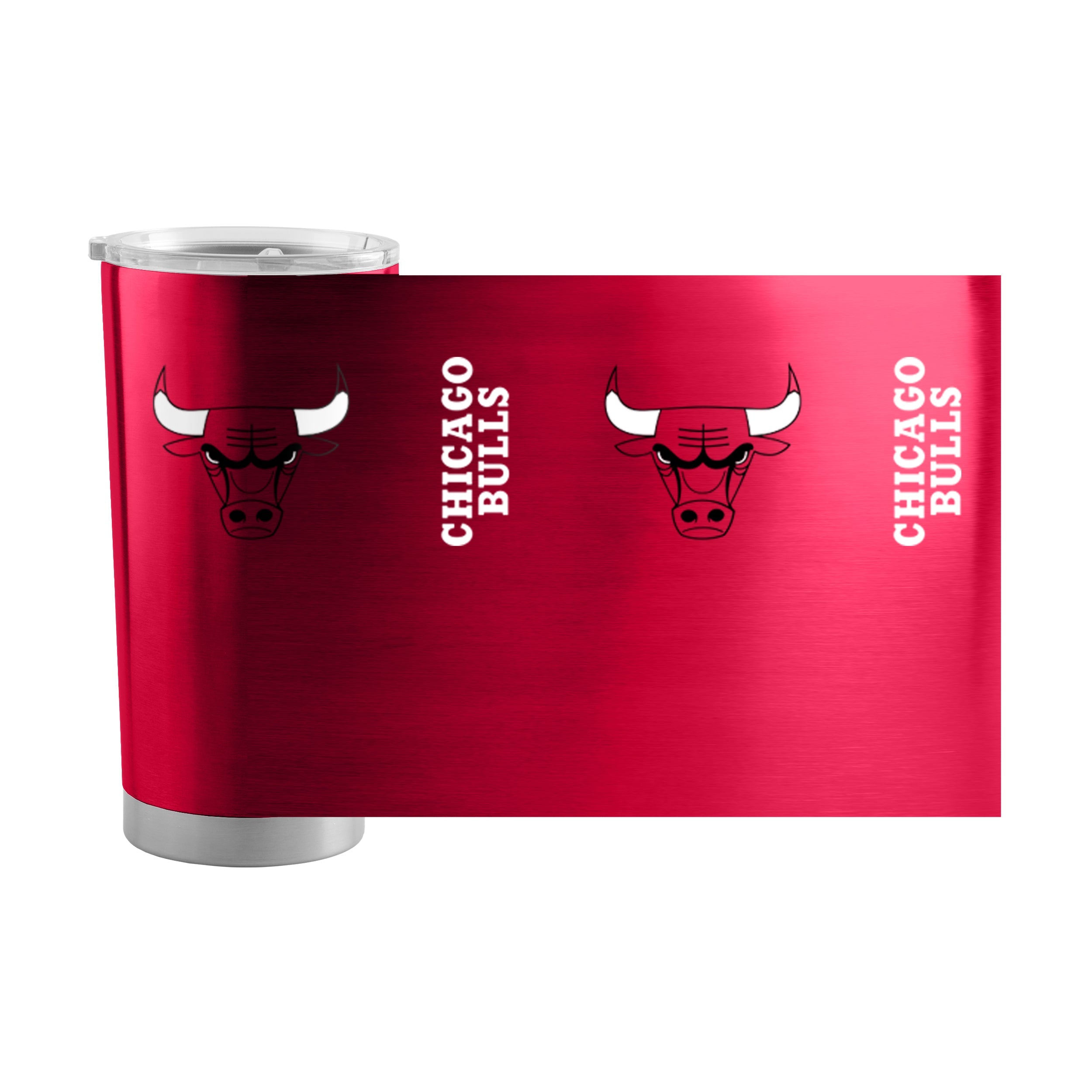 Chicago Bulls 20oz Gameday Stainless Steel Tumbler - Sports Gifts, Sports Memorabilia, Sports Collectibles, Fan Shop