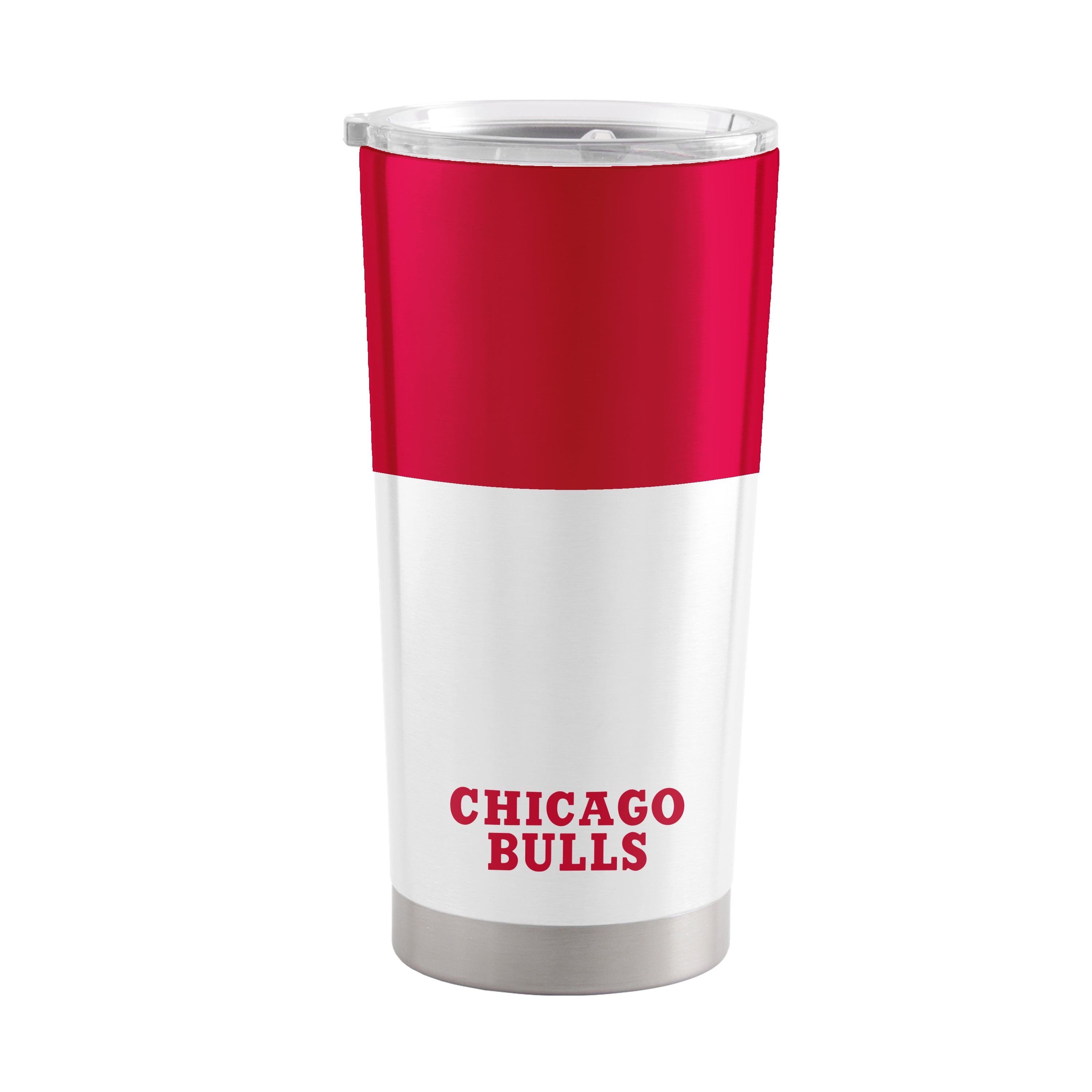 Chicago Bulls 20oz Colorblock Stainless Steel Tumbler - Sports Gifts, Sports Memorabilia, Sports Collectibles, Fan Shop
