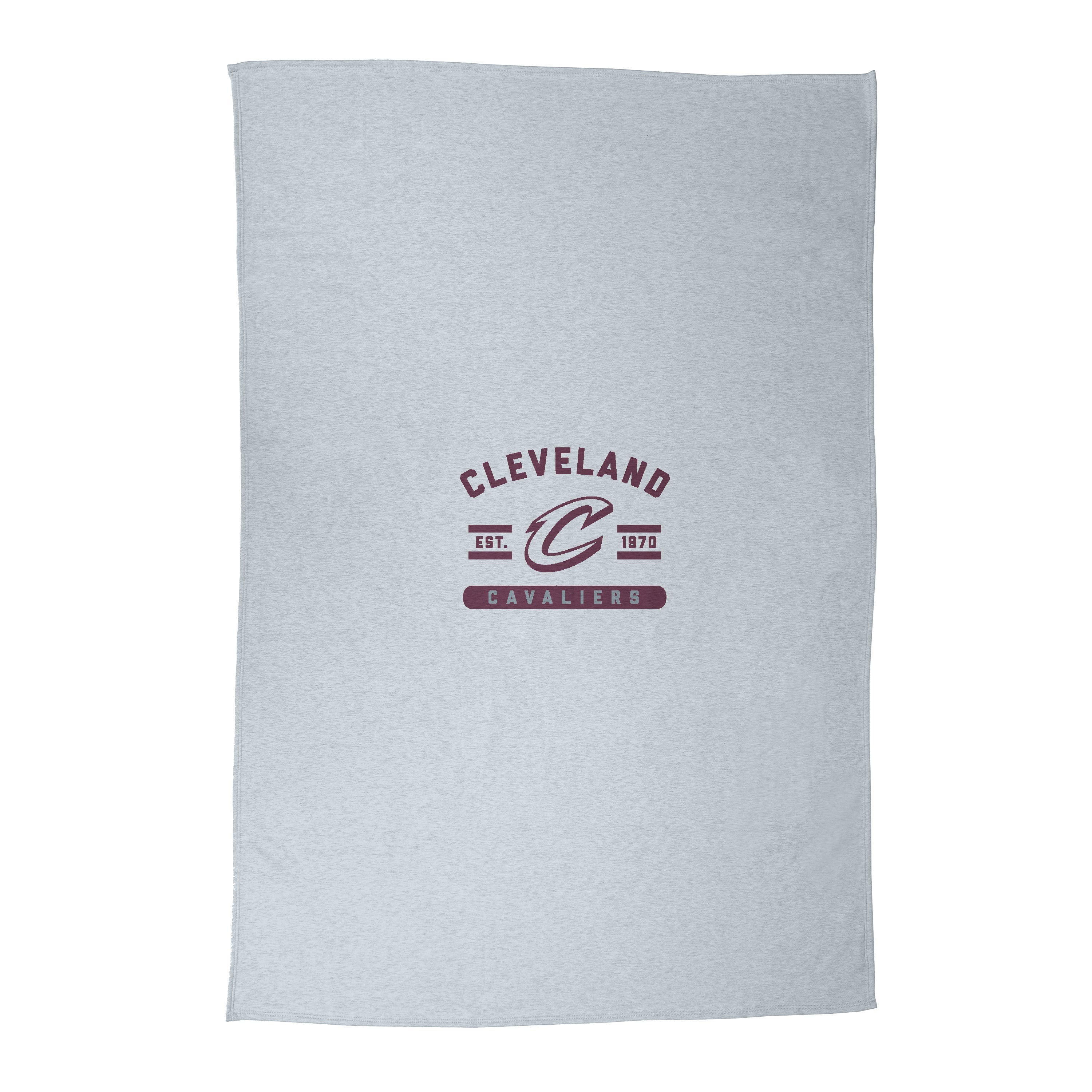 Cleveland Cavaliers Athletic Gray Sublimated Sweatshirt Blanket