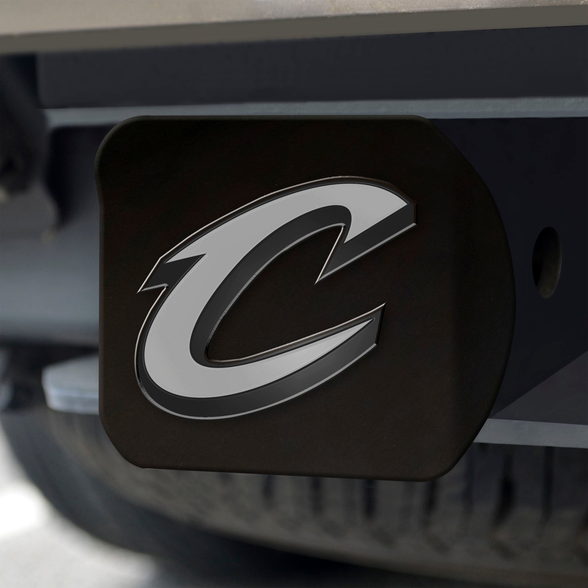 NBA - Cleveland Cavaliers Chrome on Black Hitch Cover - Sports Gifts, Sports Memorabilia, Sports Collectibles, Fan Shop