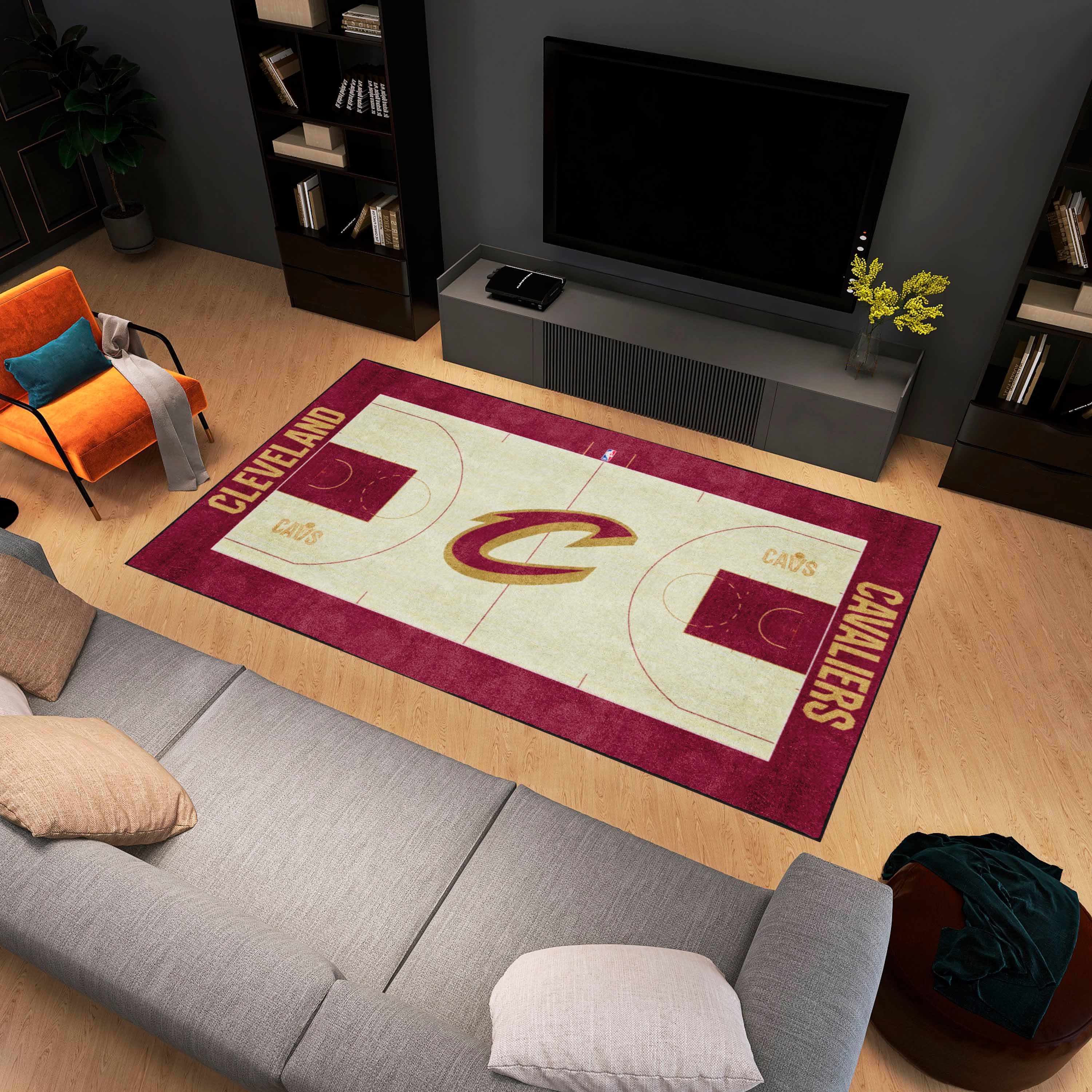 NBA - Cleveland Cavaliers RUG6X10 - Sports Gifts, Sports Memorabilia, Sports Collectibles, Fan Shop