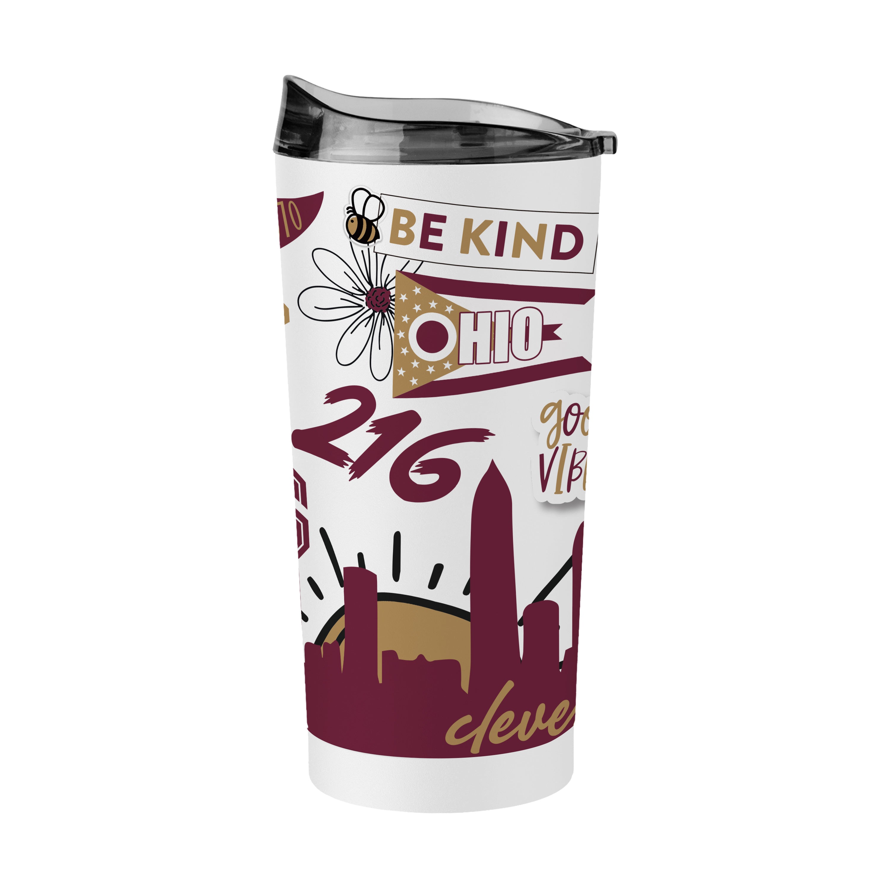 Cleveland Cavaliers 20oz Native Powder Coat Tumbler