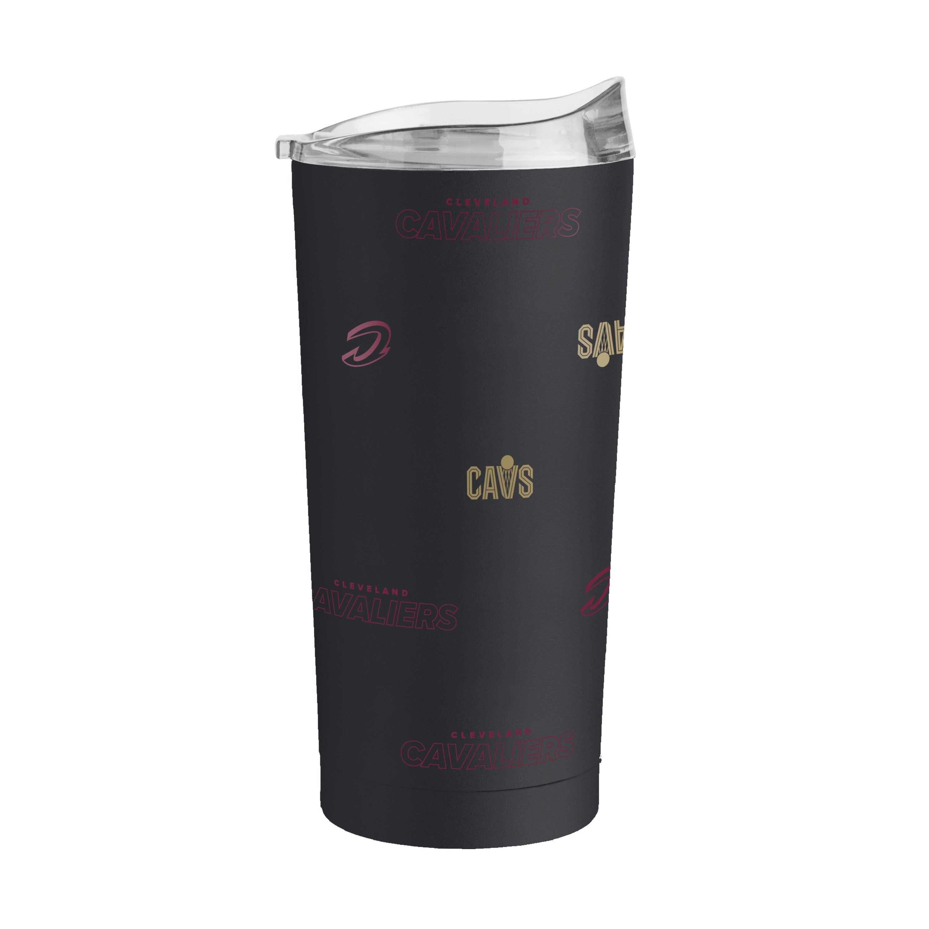 Cleveland Cavaliers Black 20oz Step And Repeat Powder Coat Tumbler - Sports Gifts, Sports Memorabilia, Sports Collectibles, Fan Shop