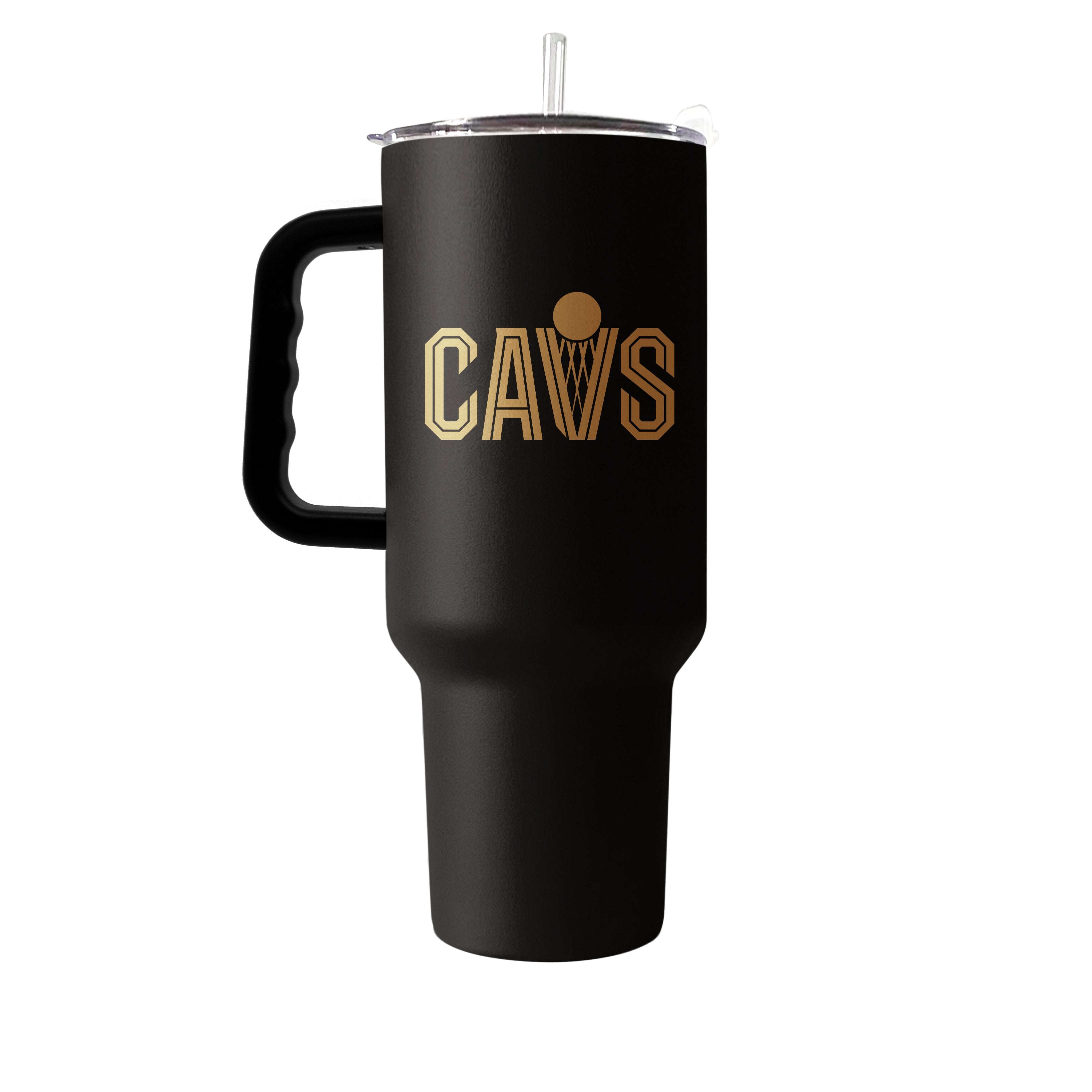 Cleveland Cavaliers Black 40oz Flipside Powder Coat Tumbler