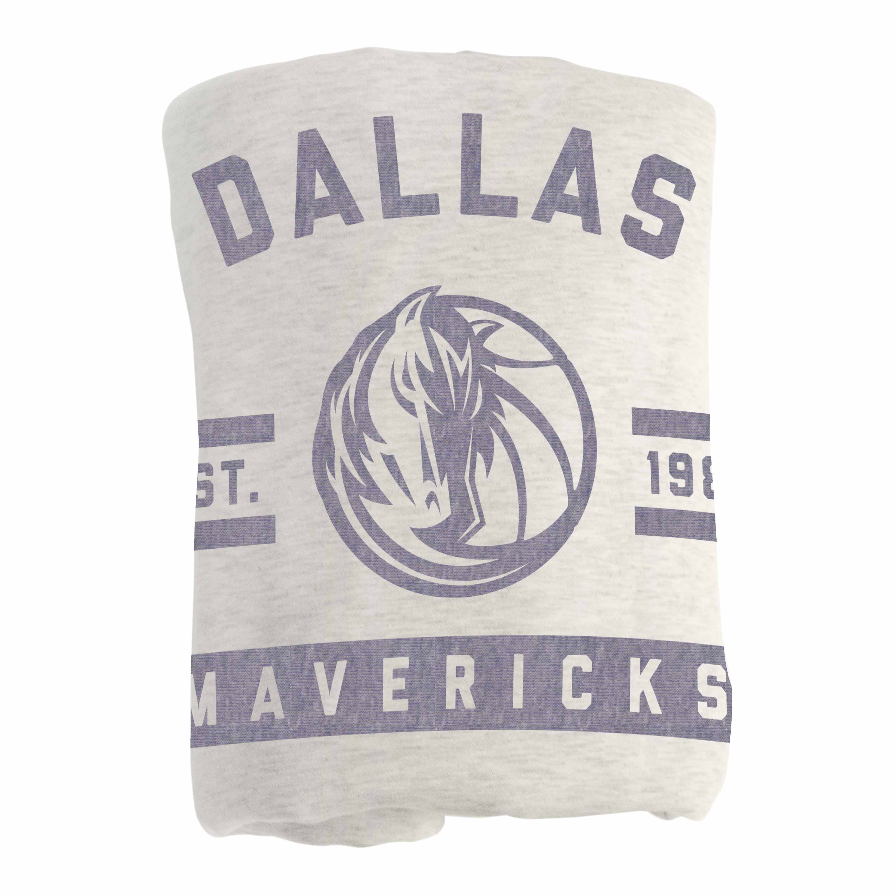 Dallas Mavericks Oatmeal Sweatshirt Blanket - Sports Gifts, Sports Memorabilia, Sports Collectibles, Fan Shop