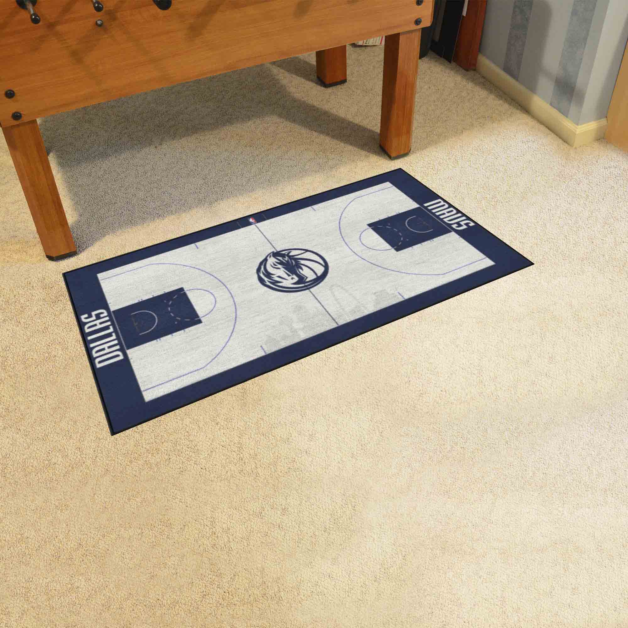 NBA - Dallas Mavericks NBA Court Large Runner - Sports Gifts, Sports Memorabilia, Sports Collectibles, Fan Shop