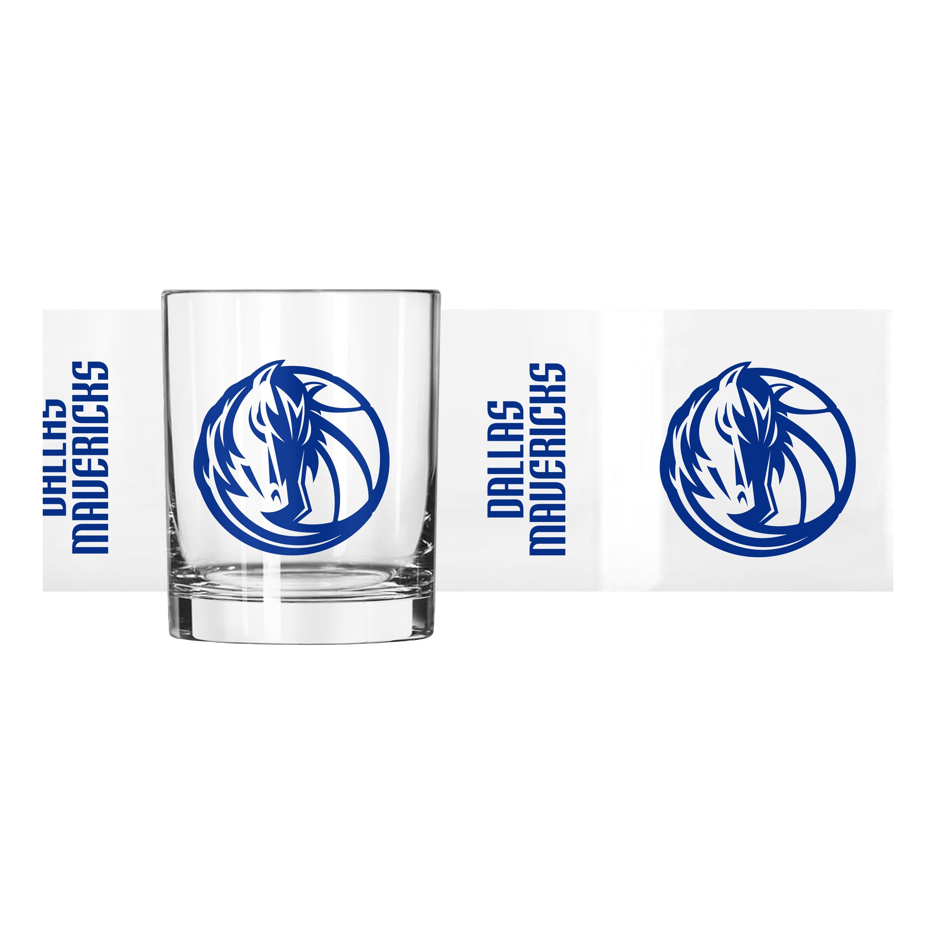 Dallas Mavericks 14oz Gameday Rocks Glass - Sports Gifts, Sports Memorabilia, Sports Collectibles, Fan Shop