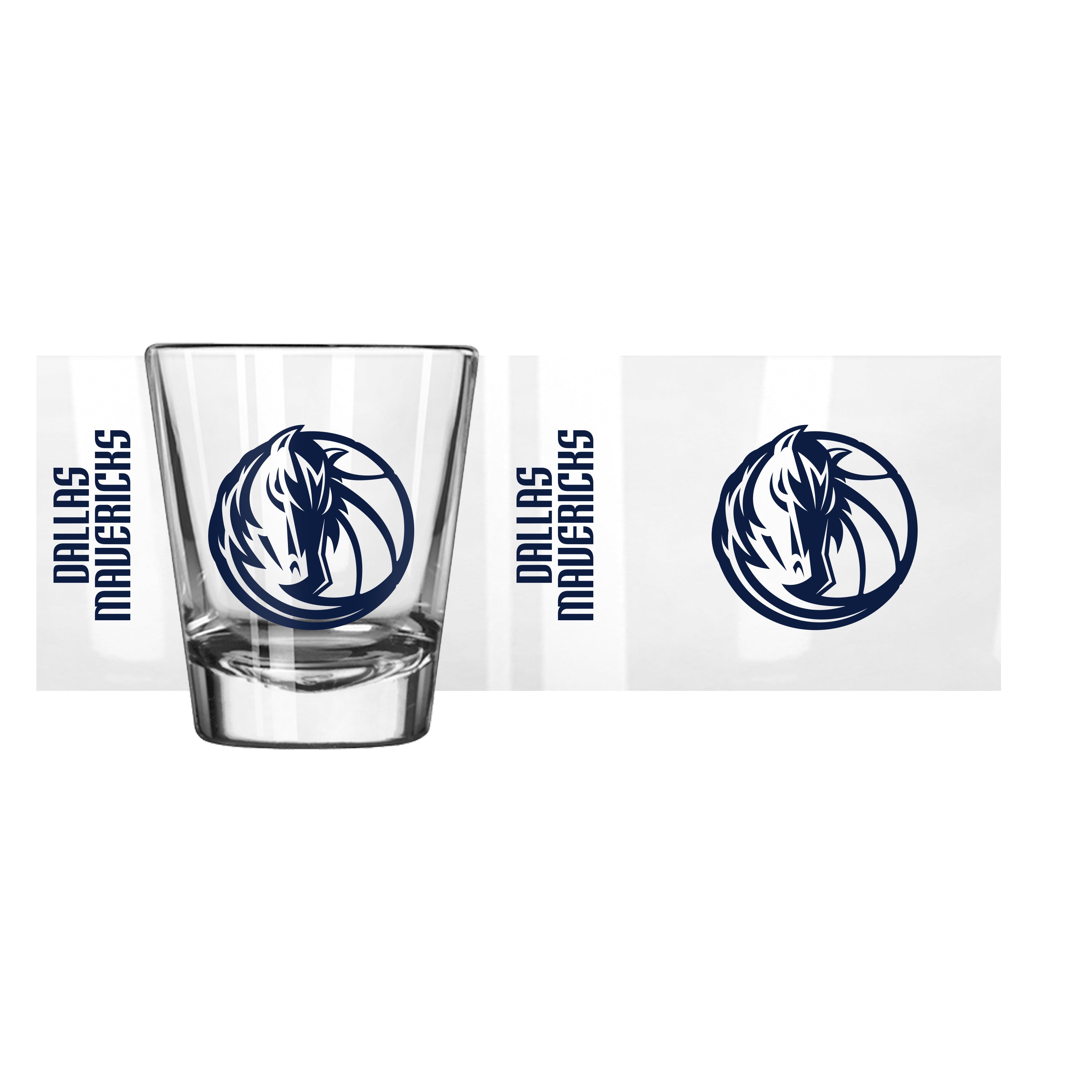 Dallas Mavericks Navy 2oz Gameday Shot Glass - Sports Gifts, Sports Memorabilia, Sports Collectibles, Fan Shop