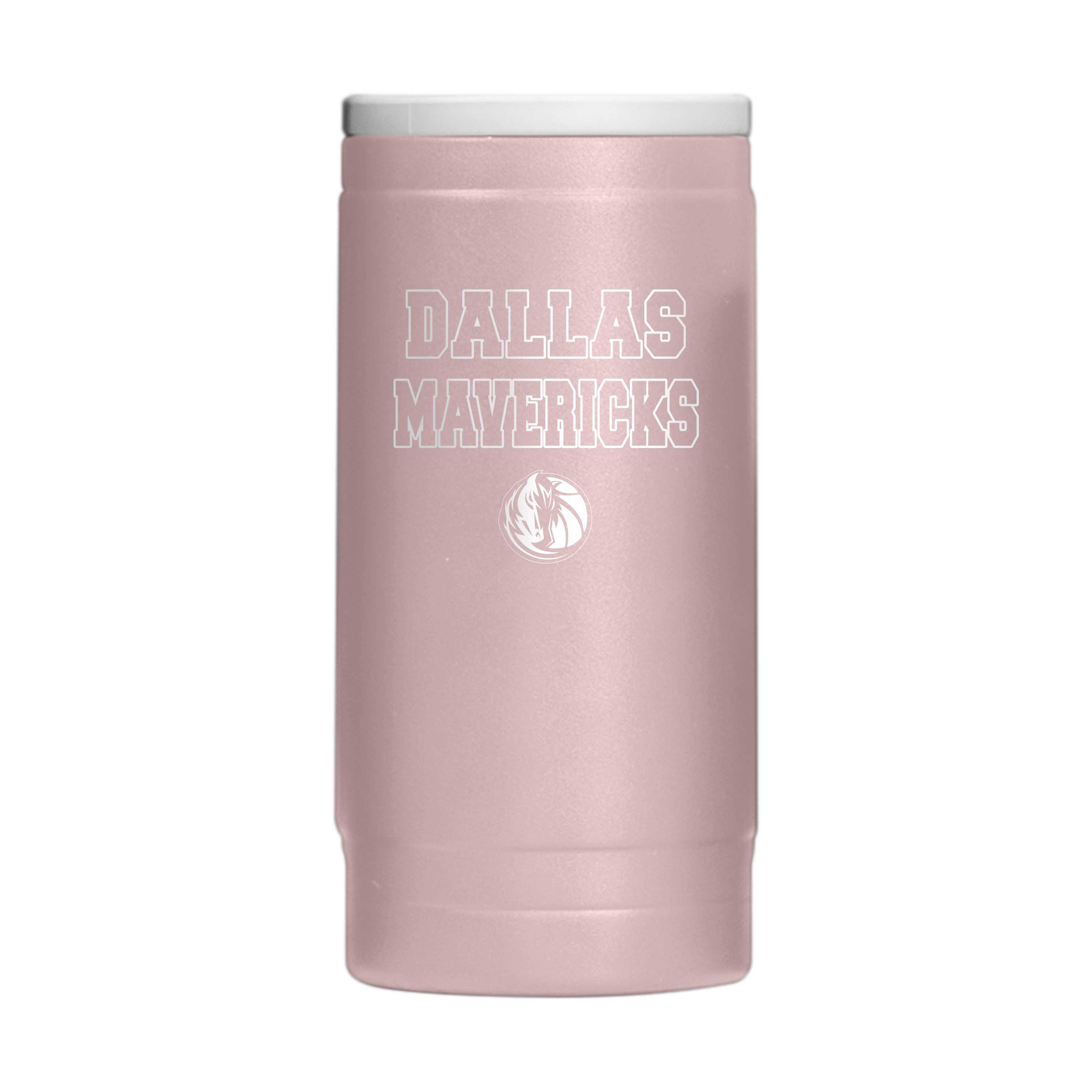 Dallas Mavericks  Stencil Powder Coat Slim Can Coolie - Sports Gifts, Sports Memorabilia, Sports Collectibles, Fan Shop
