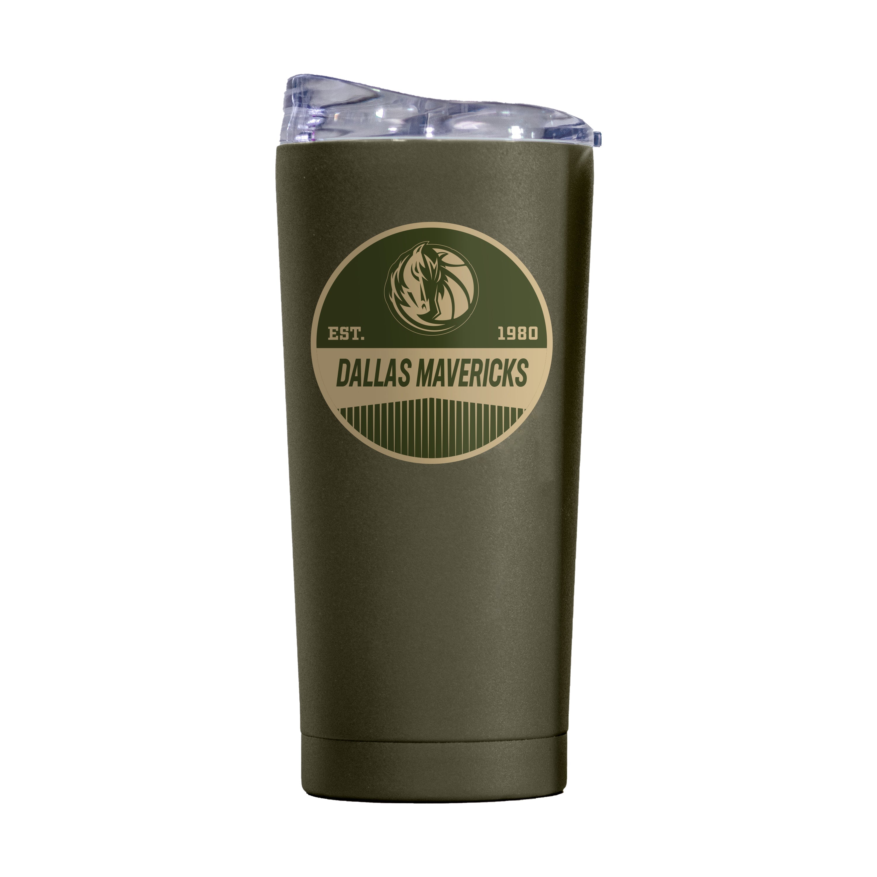 Dallas Mavericks 20oz Badge Powder Coat Tumbler - Sports Gifts, Sports Memorabilia, Sports Collectibles, Fan Shop