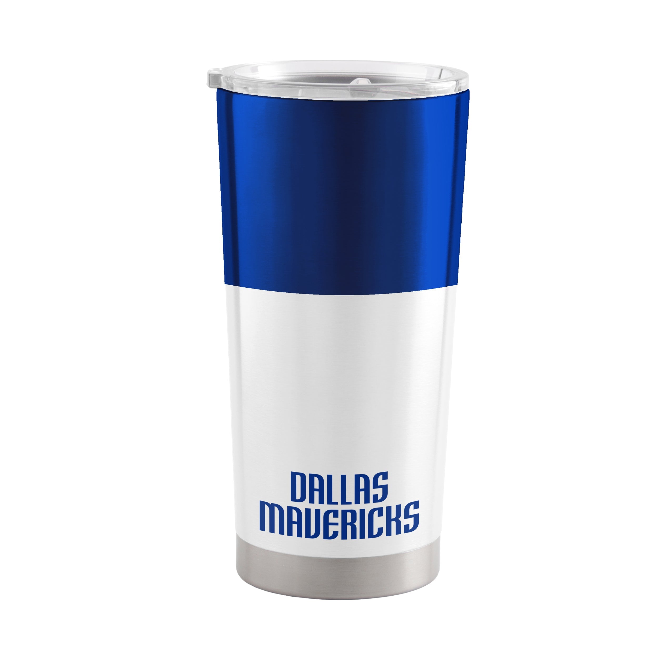 Dallas Mavericks Colorblock 20oz SS Tumbler with Color Block Graphics - Sports Gifts, Sports Memorabilia, Sports Collectibles, Fan Shop