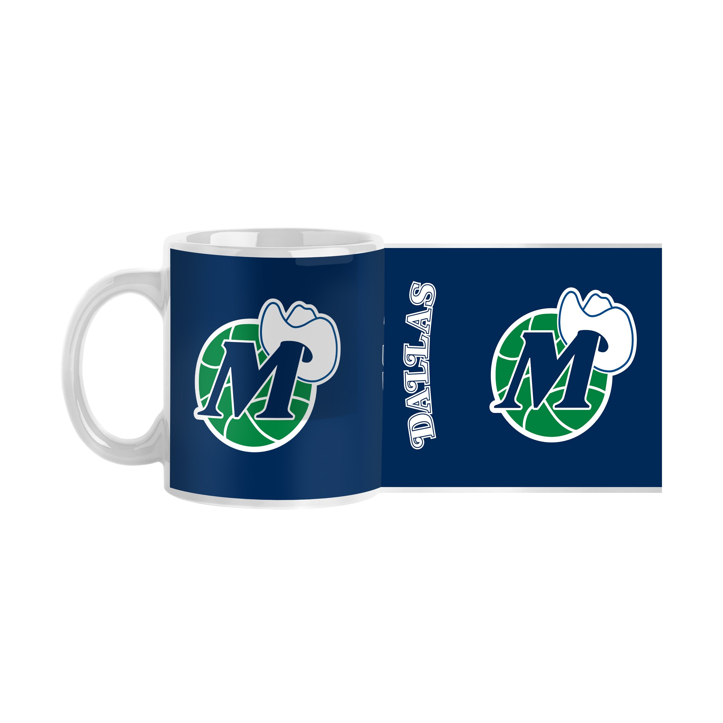 Dallas Mavericks Vintage 11oz Gameday Sublimated Mug - Sports Gifts, Sports Memorabilia, Sports Collectibles, Fan Shop