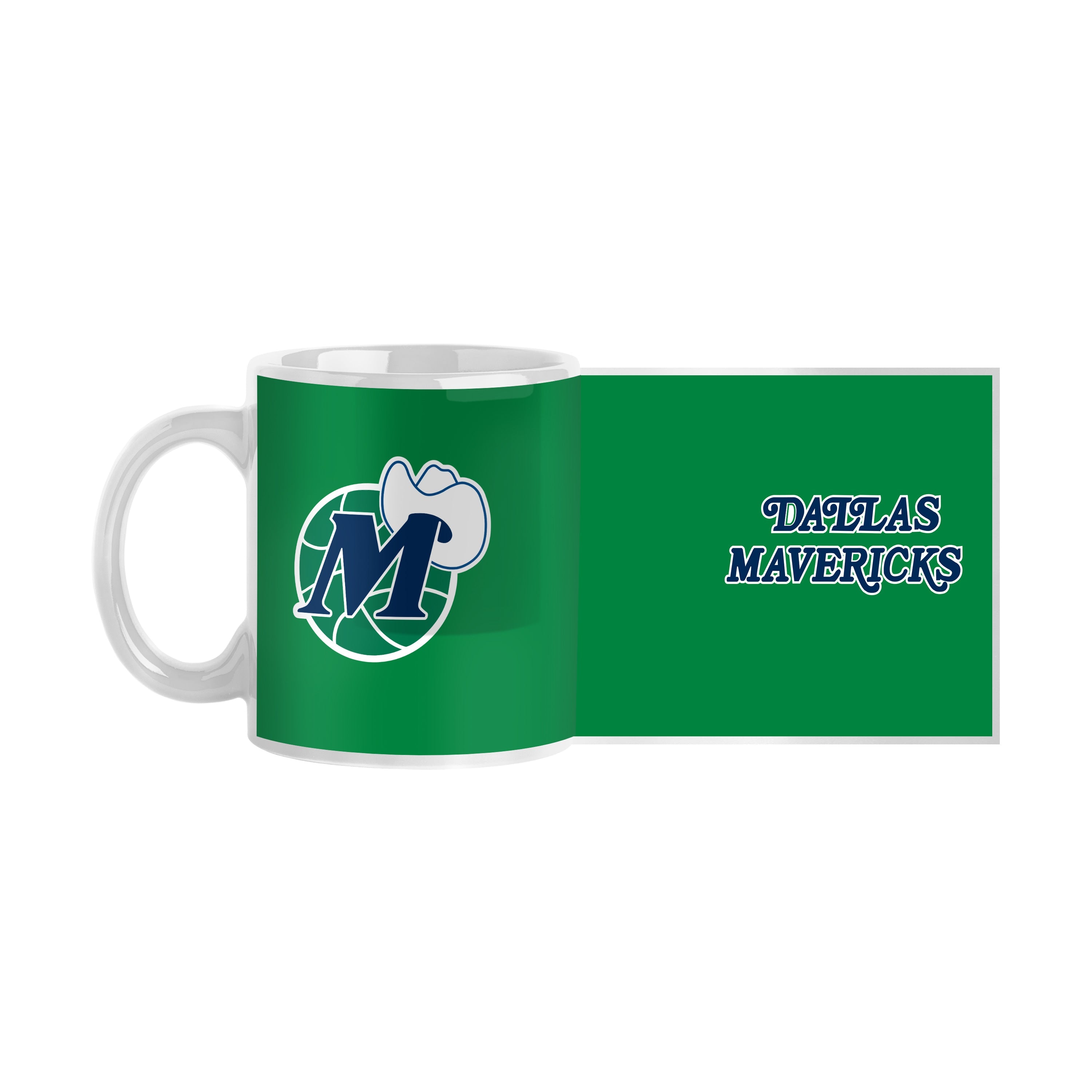 Dallas Mavericks Vintage 11oz Flipside Sublimated Mug - Sports Gifts, Sports Memorabilia, Sports Collectibles, Fan Shop