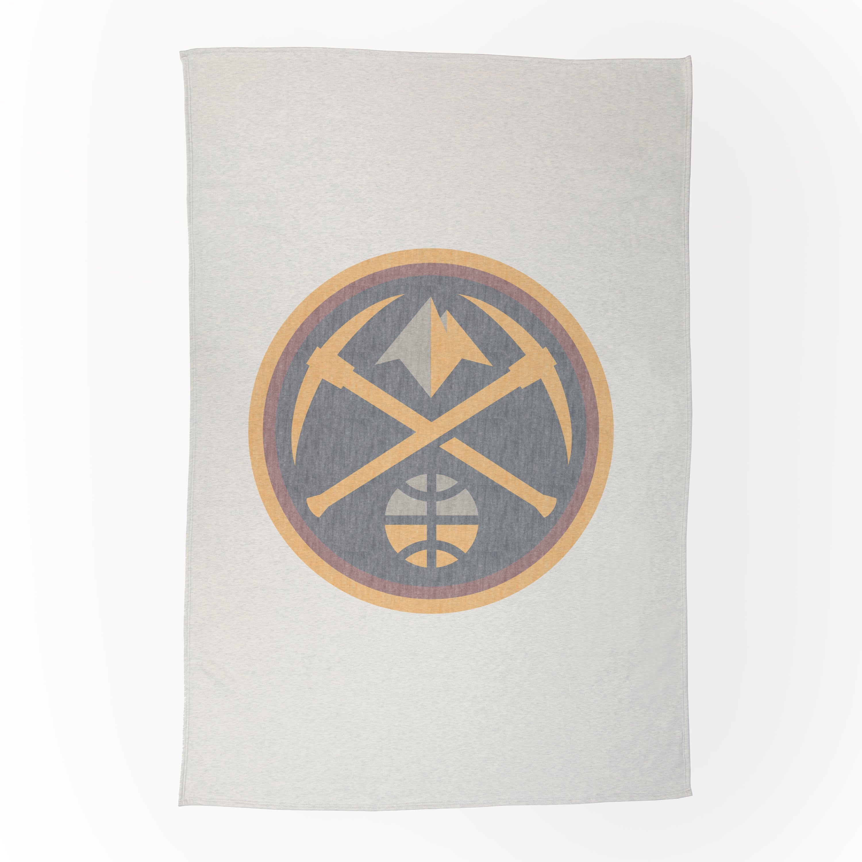 Denver Nuggets Oversized Logo Sublimated Sweatshirt Blanket