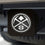 NBA - Denver Nuggets Chrome on Black Hitch Cover - Sports Gifts, Sports Memorabilia, Sports Collectibles, Fan Shop