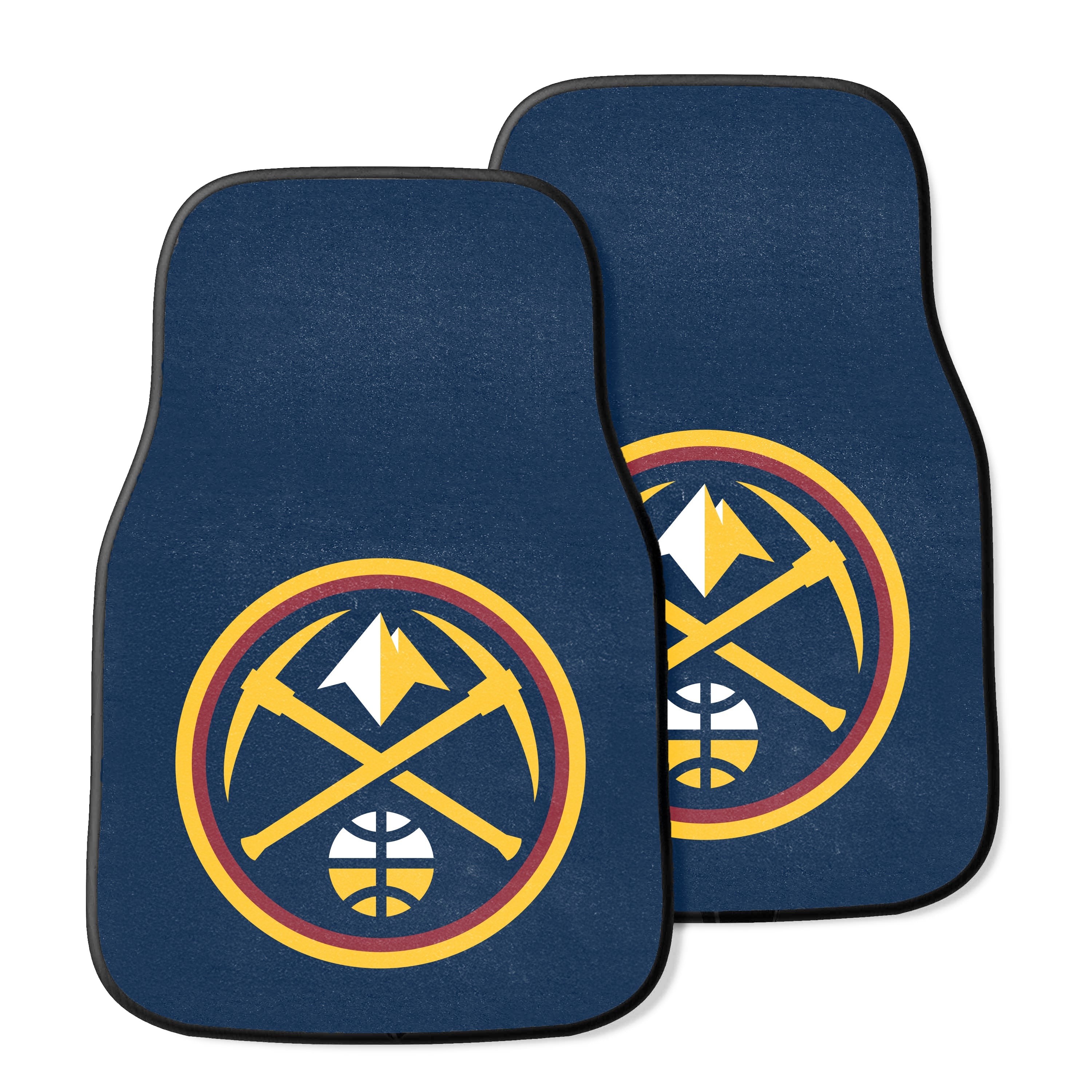 Denver Nuggets 2-pc Carpet Car Mat Set