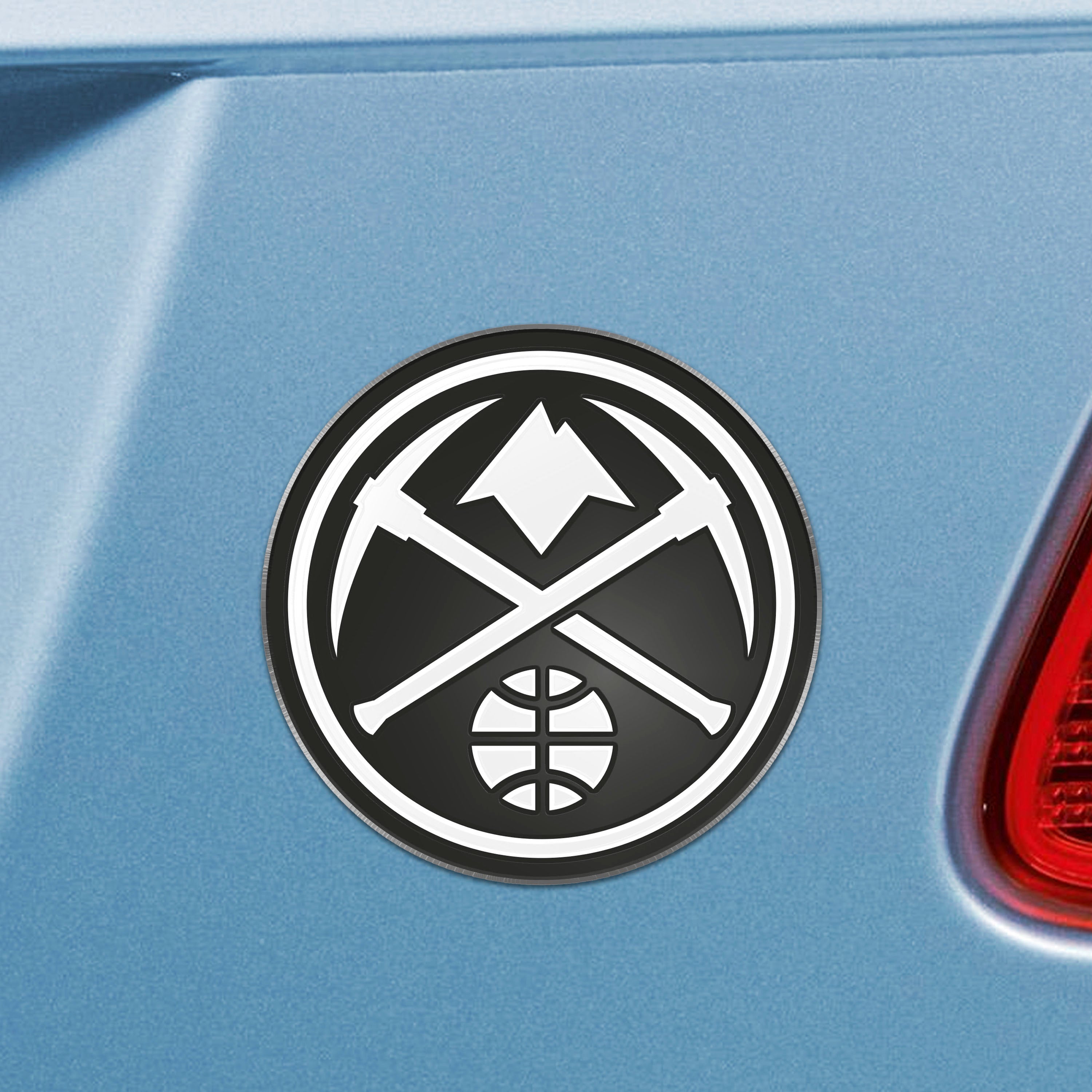 NBA - Denver Nuggets Chrome Emblem - Sports Gifts, Sports Memorabilia, Sports Collectibles, Fan Shop