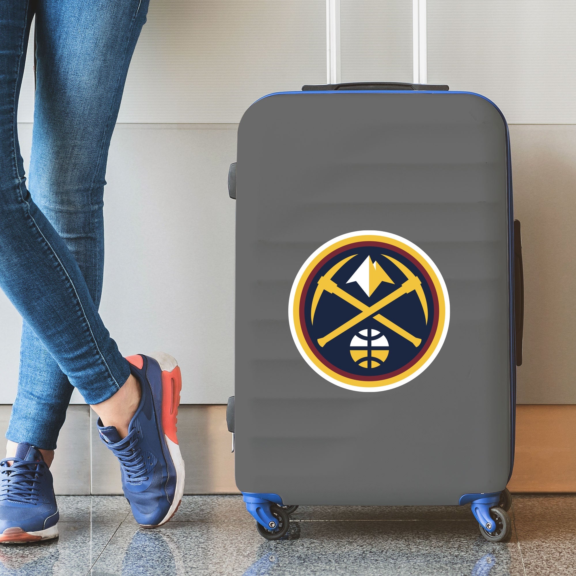 NBA - Denver Nuggets Large Decal - Sports Gifts, Sports Memorabilia, Sports Collectibles, Fan Shop