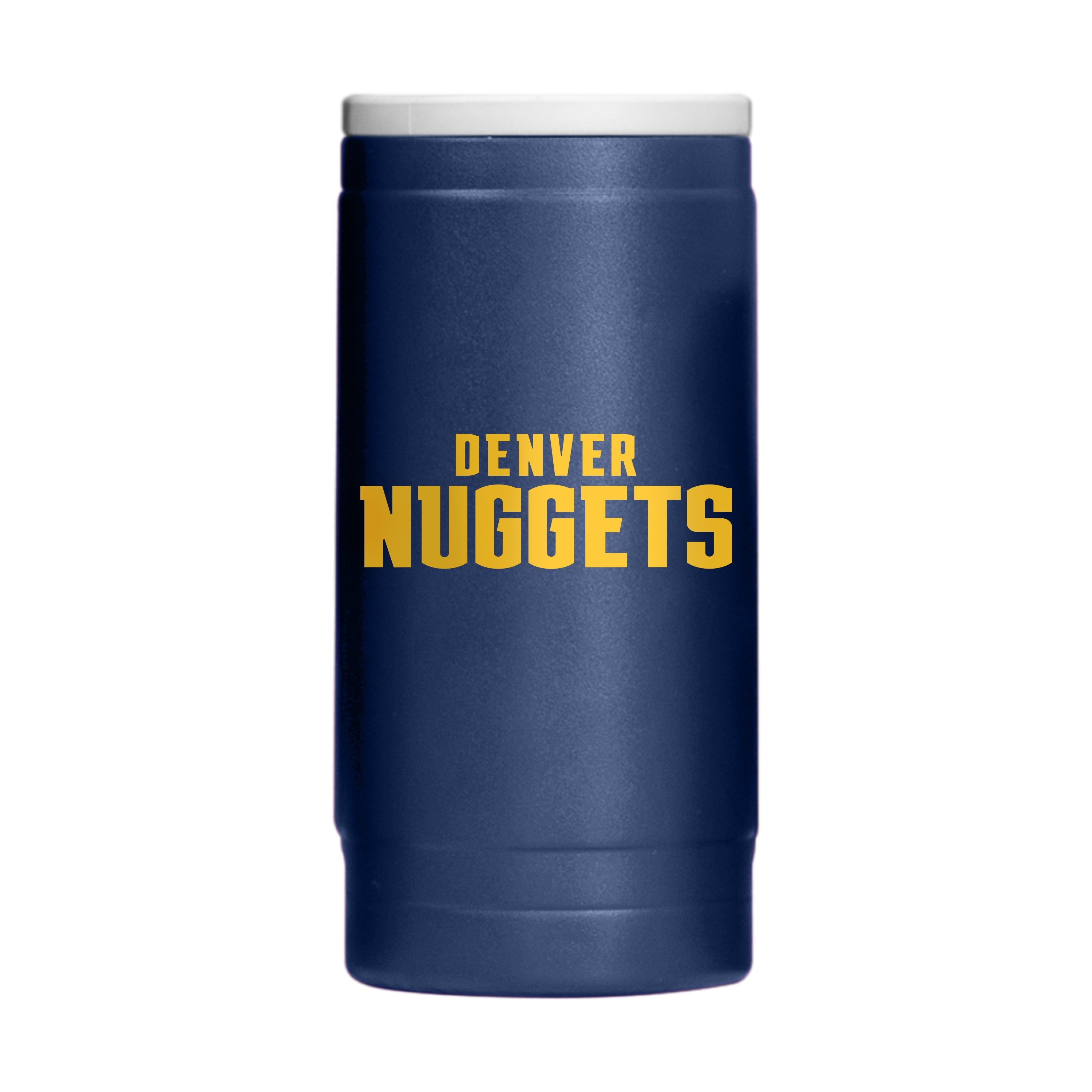Denver Nuggets 12oz Flipside Powdercoat SlimCan Coolie - Sports Gifts, Sports Memorabilia, Sports Collectibles, Fan Shop