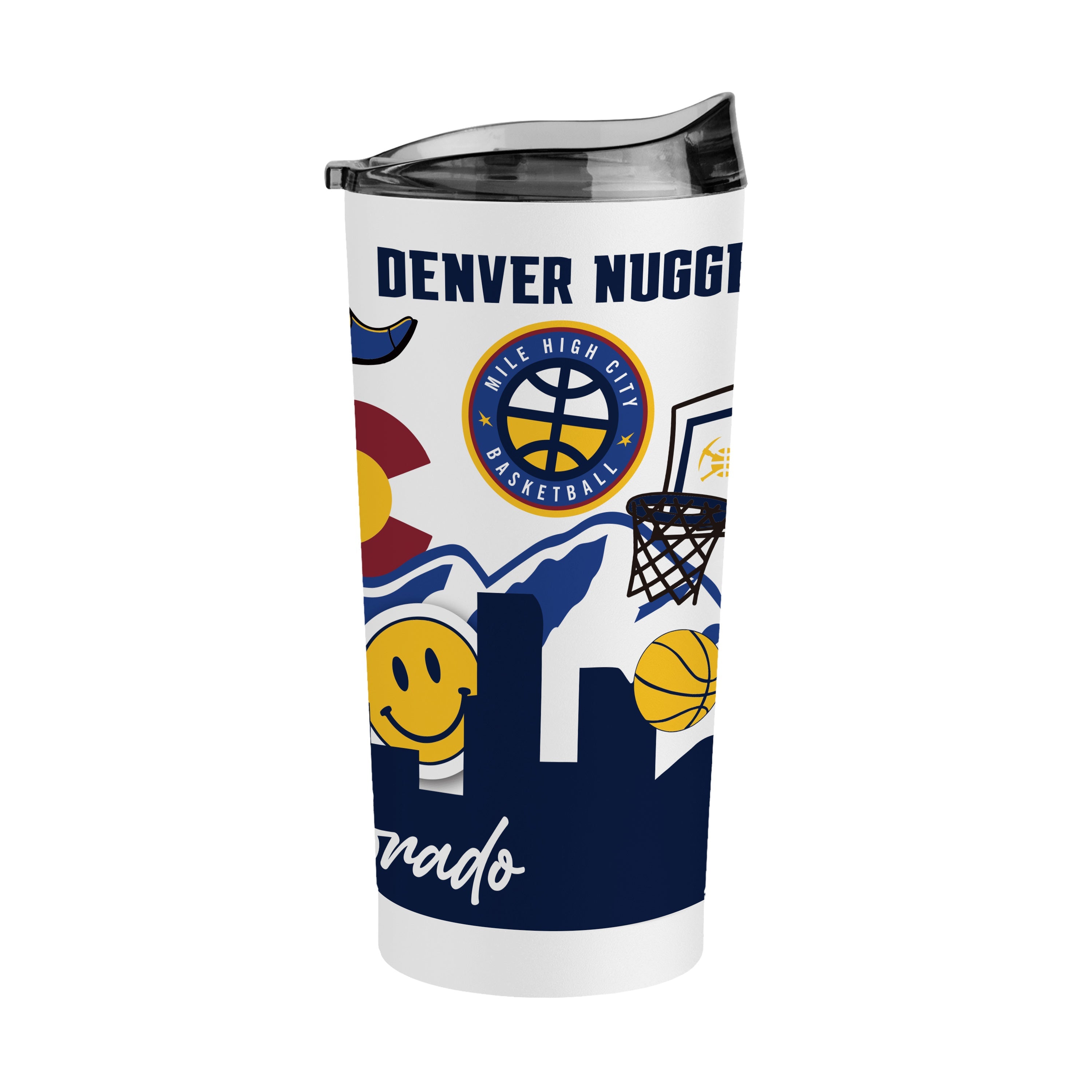 Denver Nuggets 20oz Native Powder Coat Tumbler - Sports Gifts, Sports Memorabilia, Sports Collectibles, Fan Shop