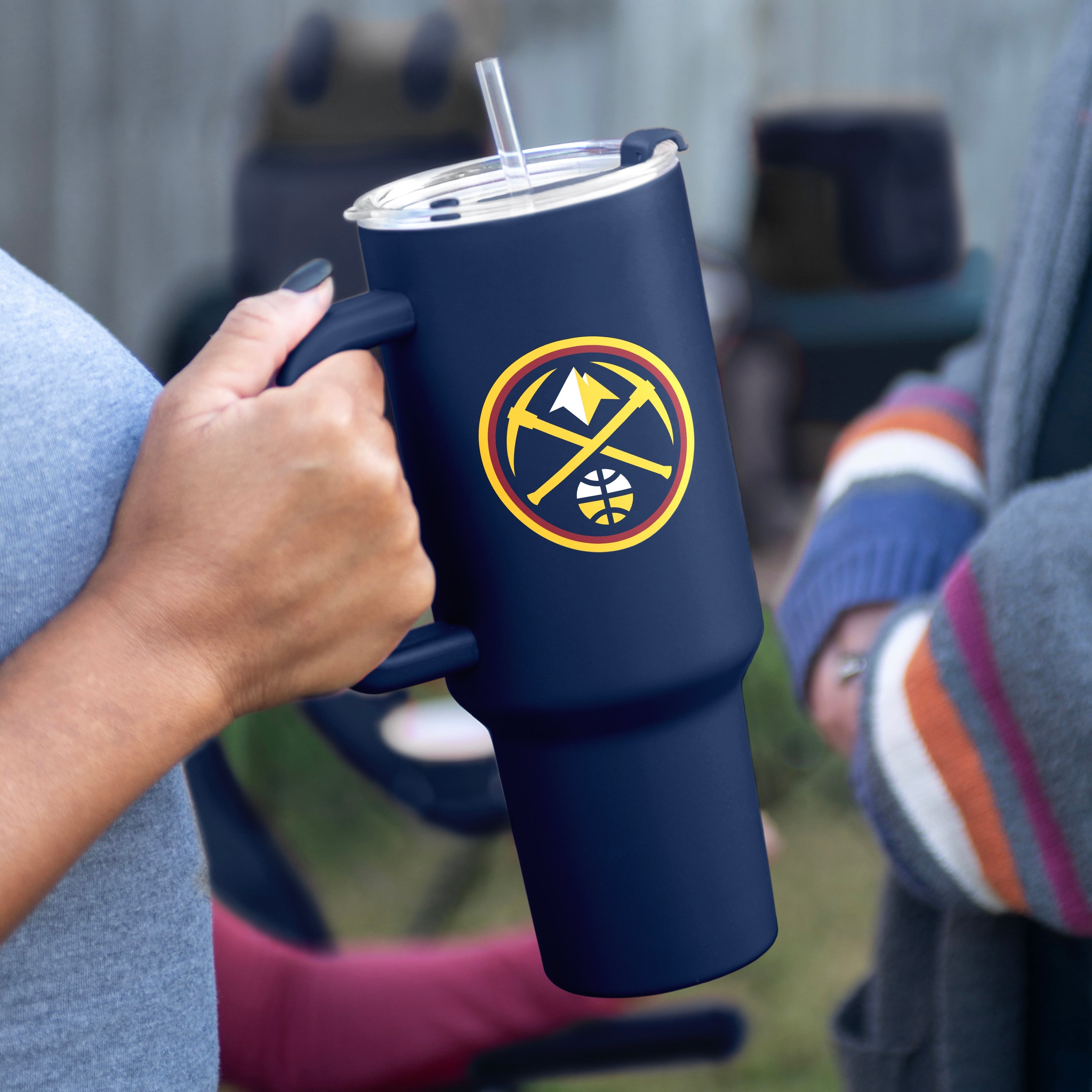 Denver Nuggets 40oz Flipside Powder Coat Tumbler - Sports Gifts, Sports Memorabilia, Sports Collectibles, Fan Shop