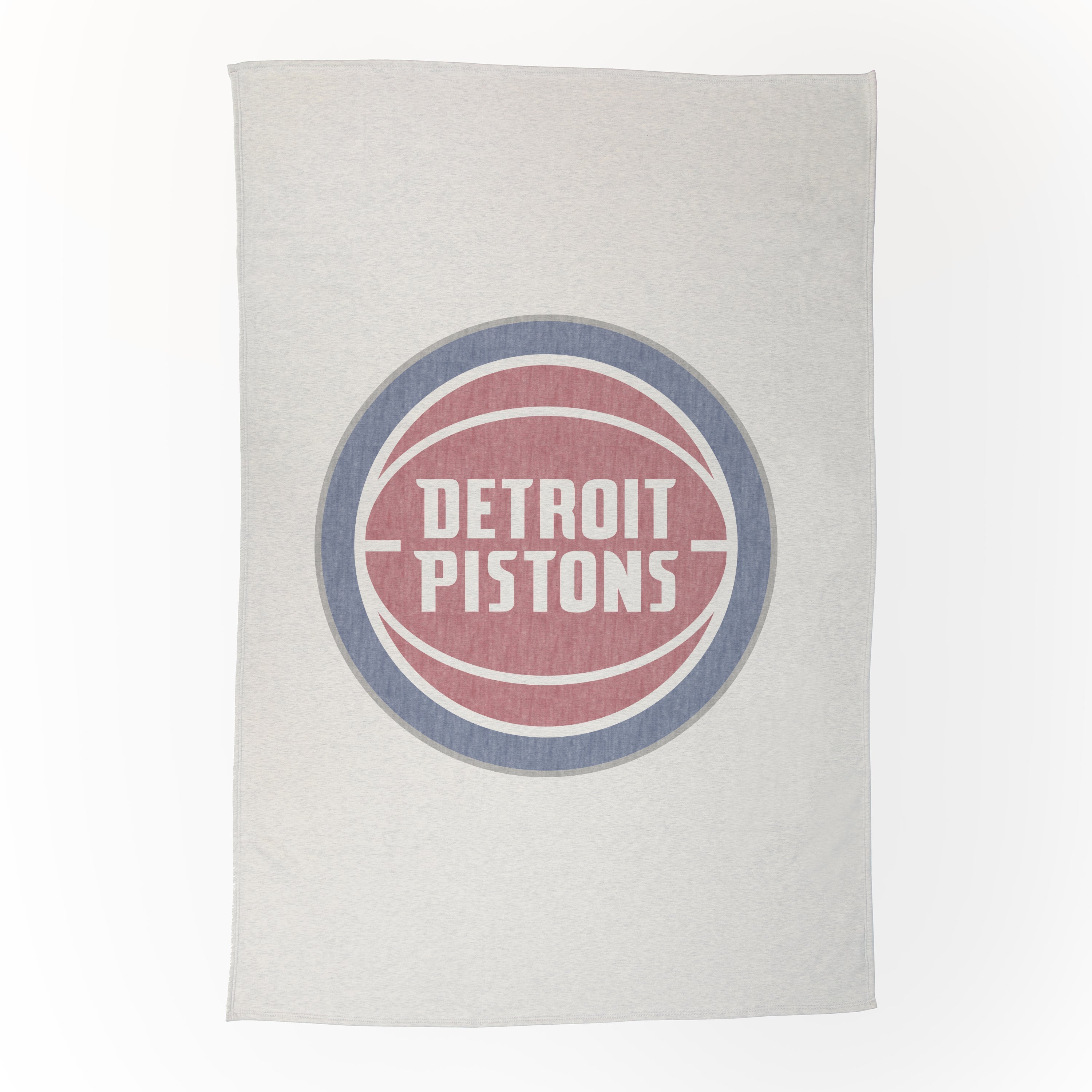 Detroit Pistons Oversized Logo Sublimated Sweatshirt Blanket