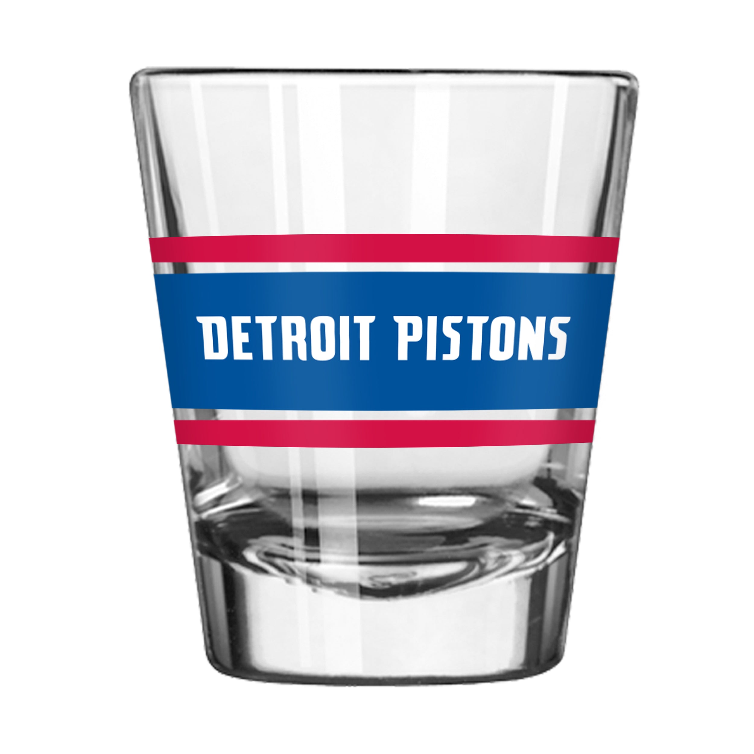 Detroit Pistons 2oz Stripe Shot Glass