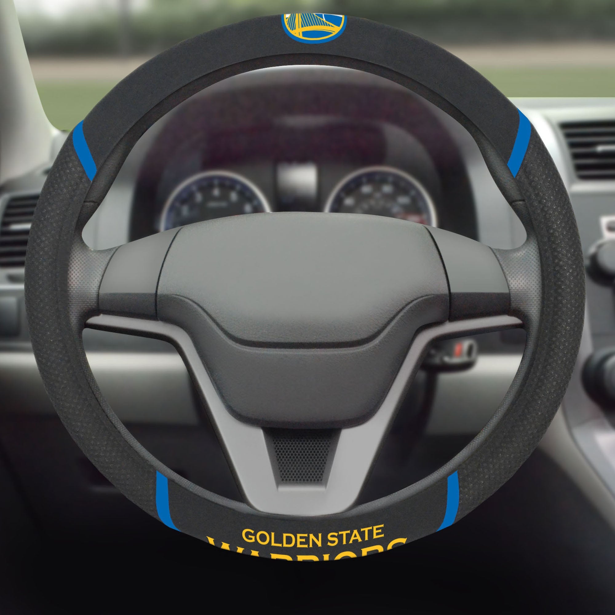 NBA - Golden State Warriors Steering Wheel Cover - Sports Gifts, Sports Memorabilia, Sports Collectibles, Fan Shop